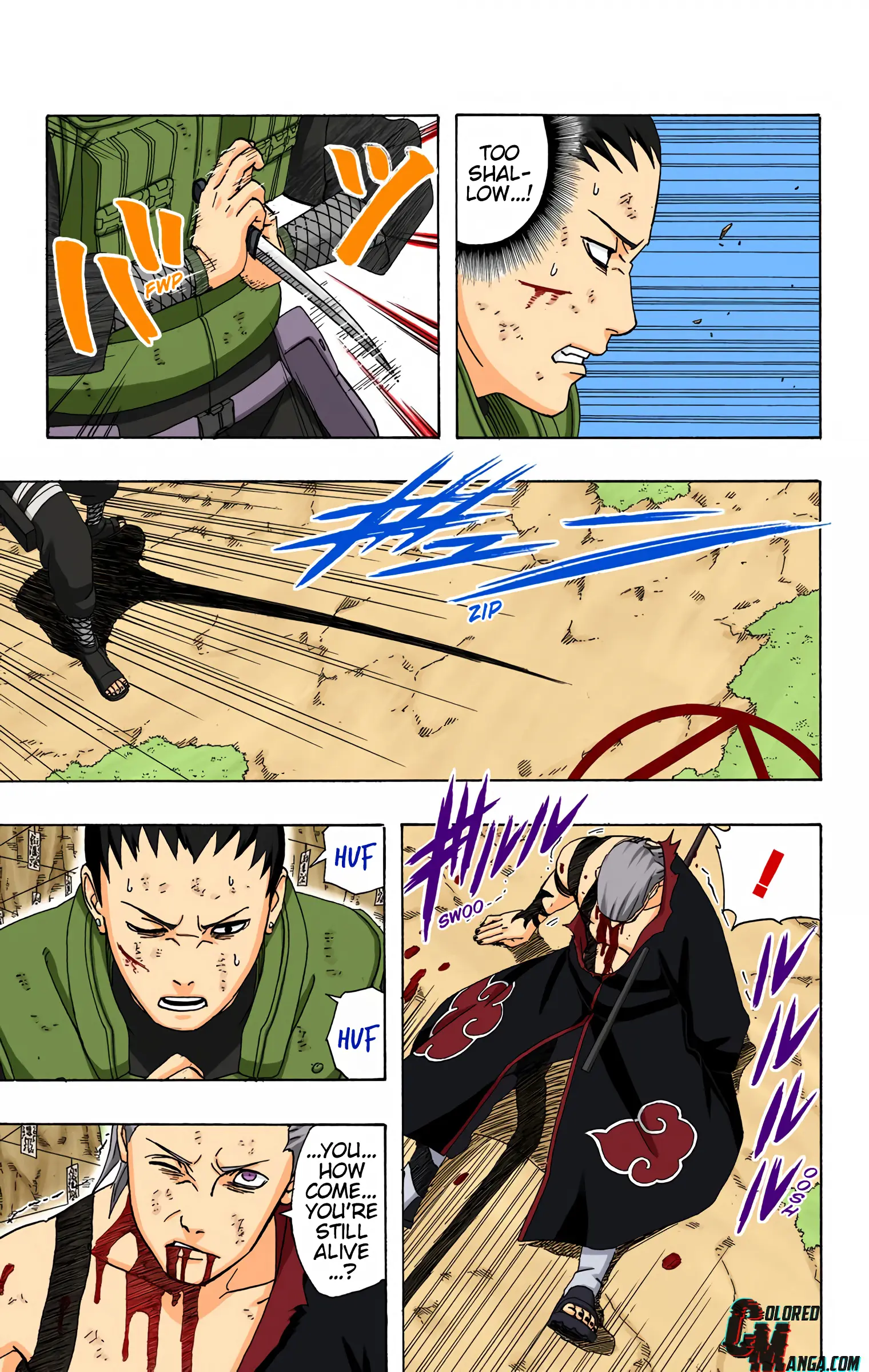 Naruto Colored Manga Online, chapter 337, page 3