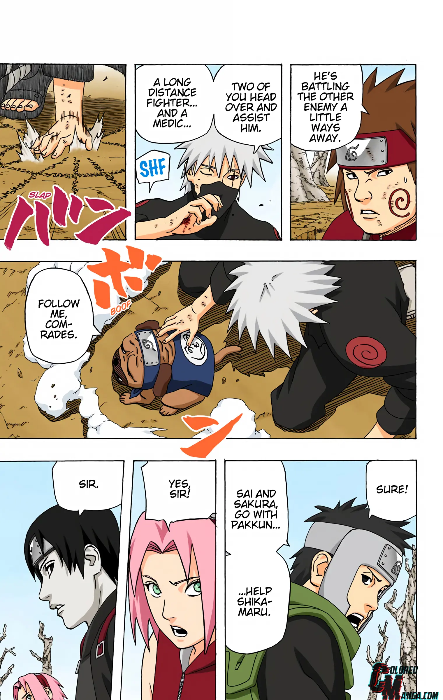 Naruto Colored Manga Online, chapter 338, page 3