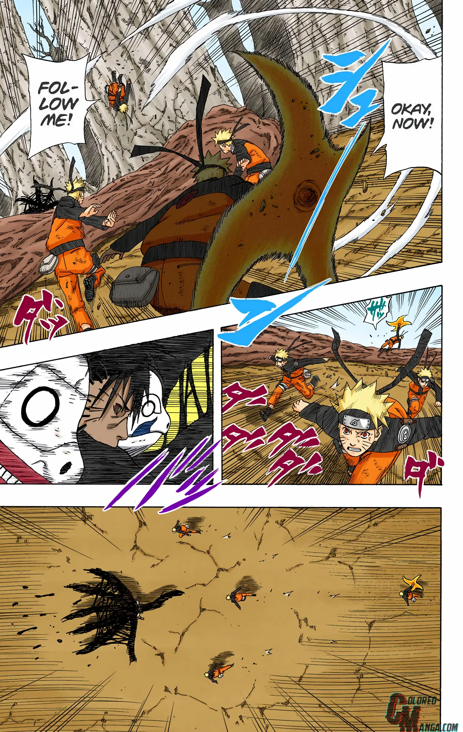 Naruto Colored Manga Online, chapter 341, page 6