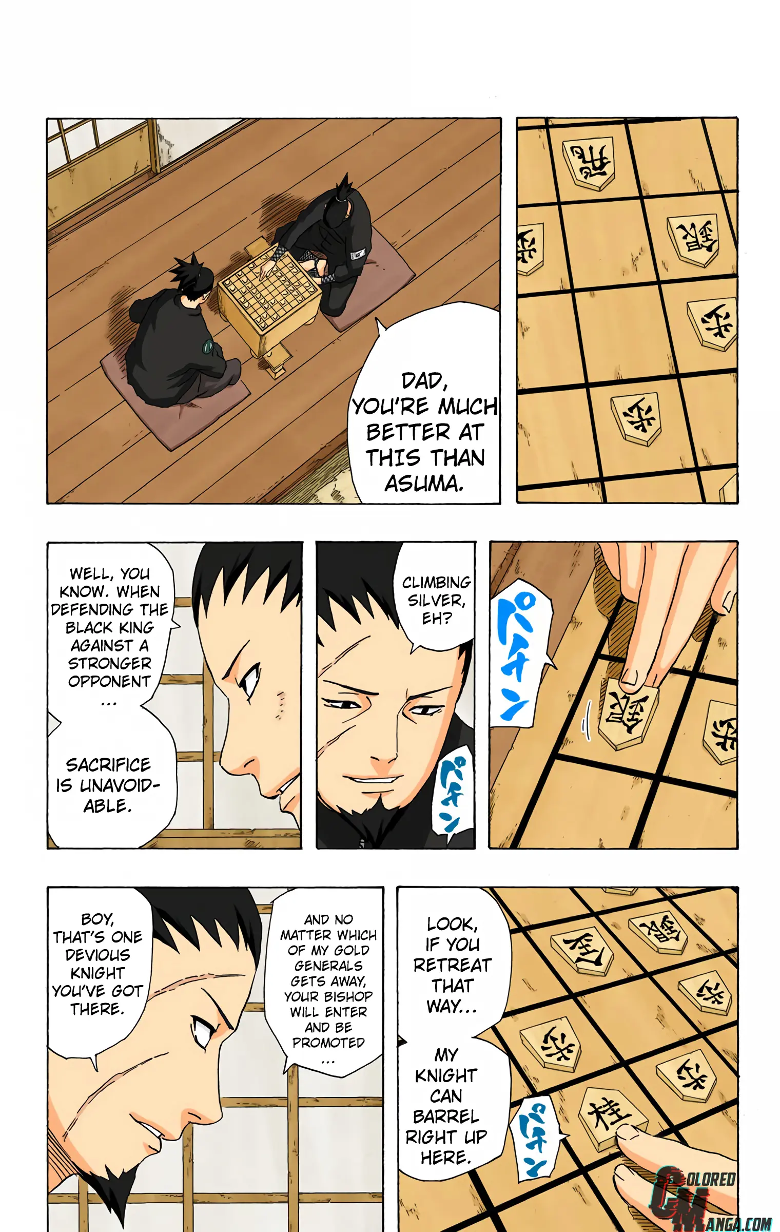 Naruto Colored Manga Online, chapter 342, page 15