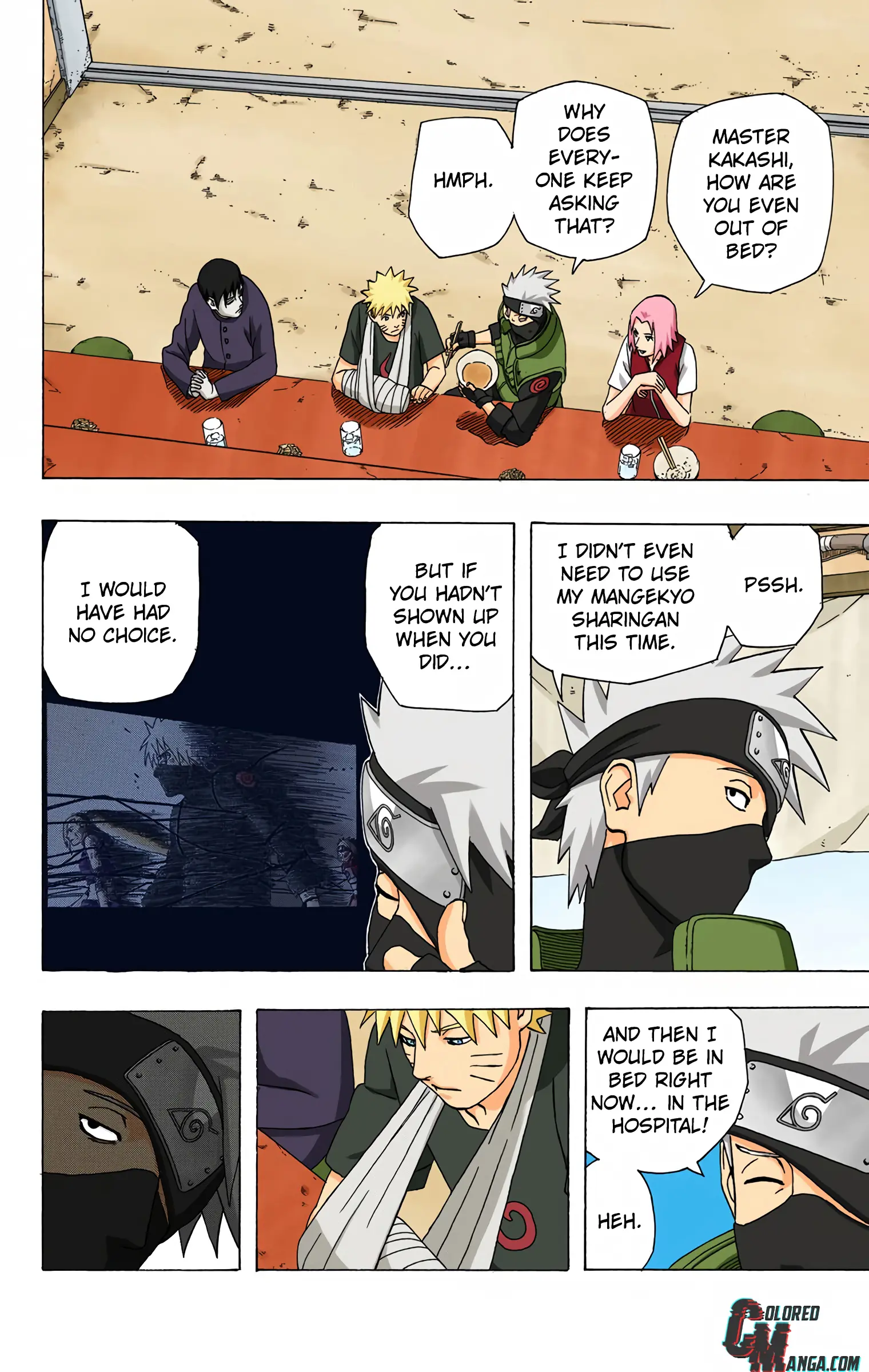 Naruto Colored Manga Online, chapter 343, page 9