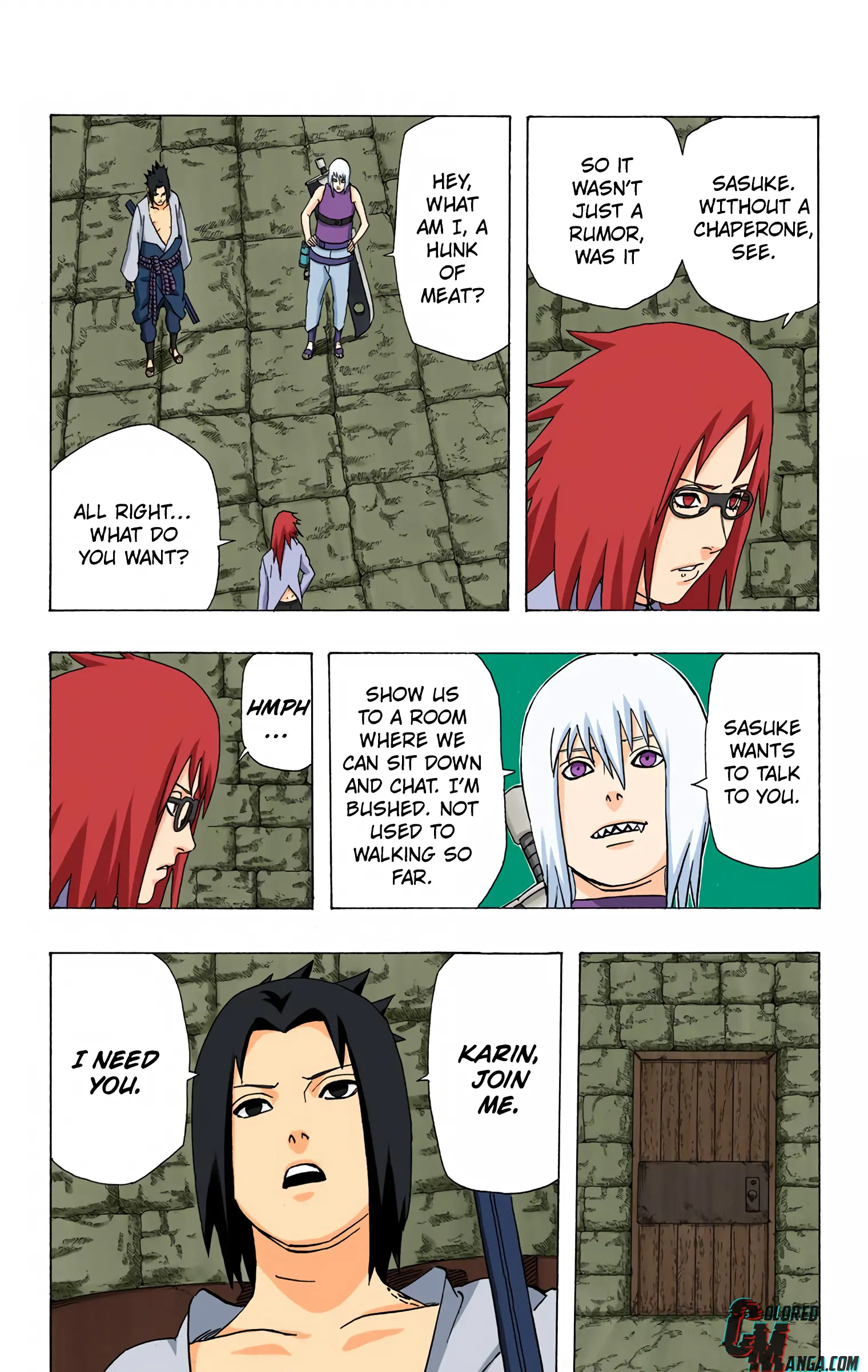 Naruto Colored Manga Online, chapter 348, page 7