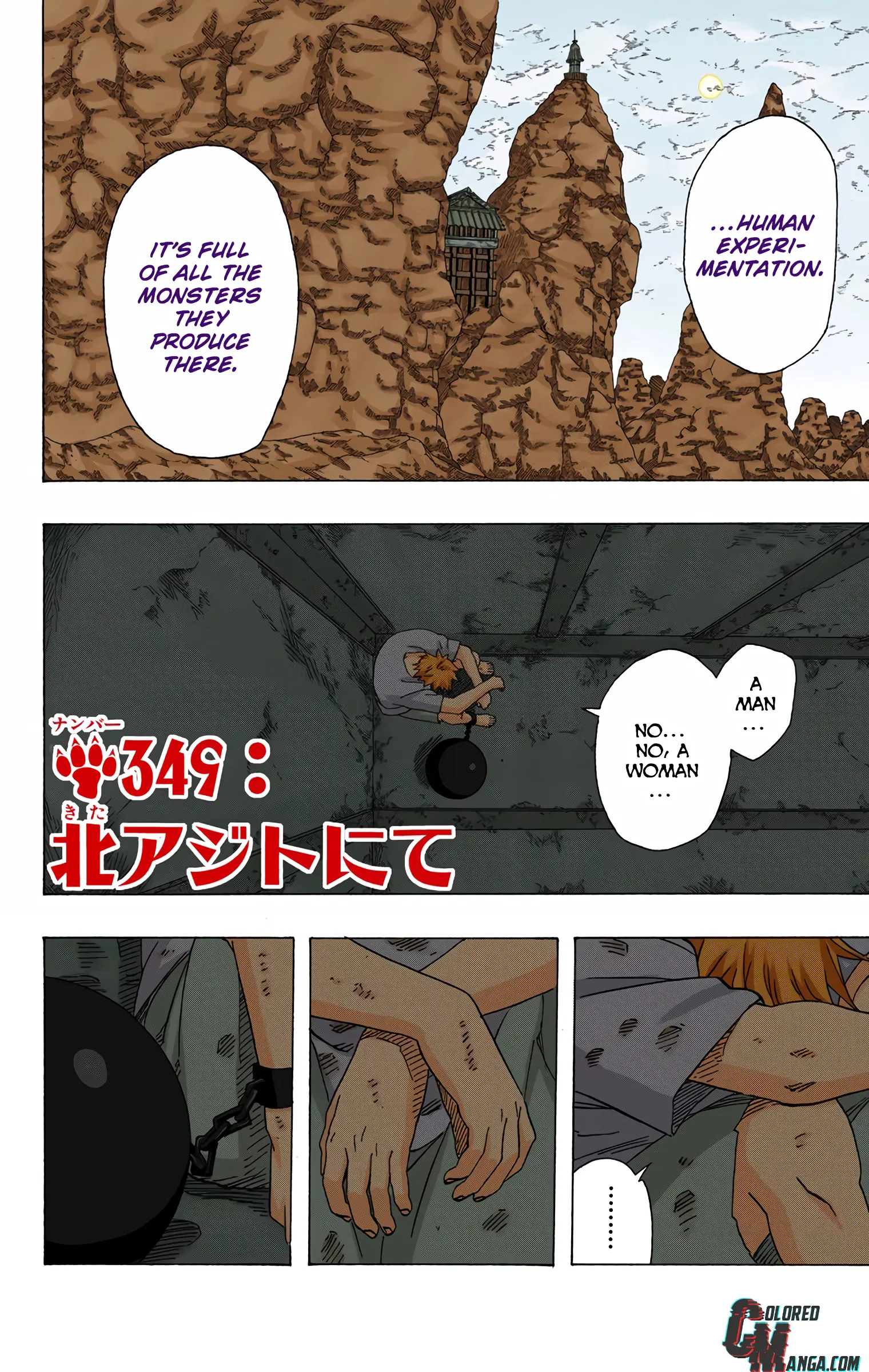 Naruto Colored Manga Online, chapter 349, page 2