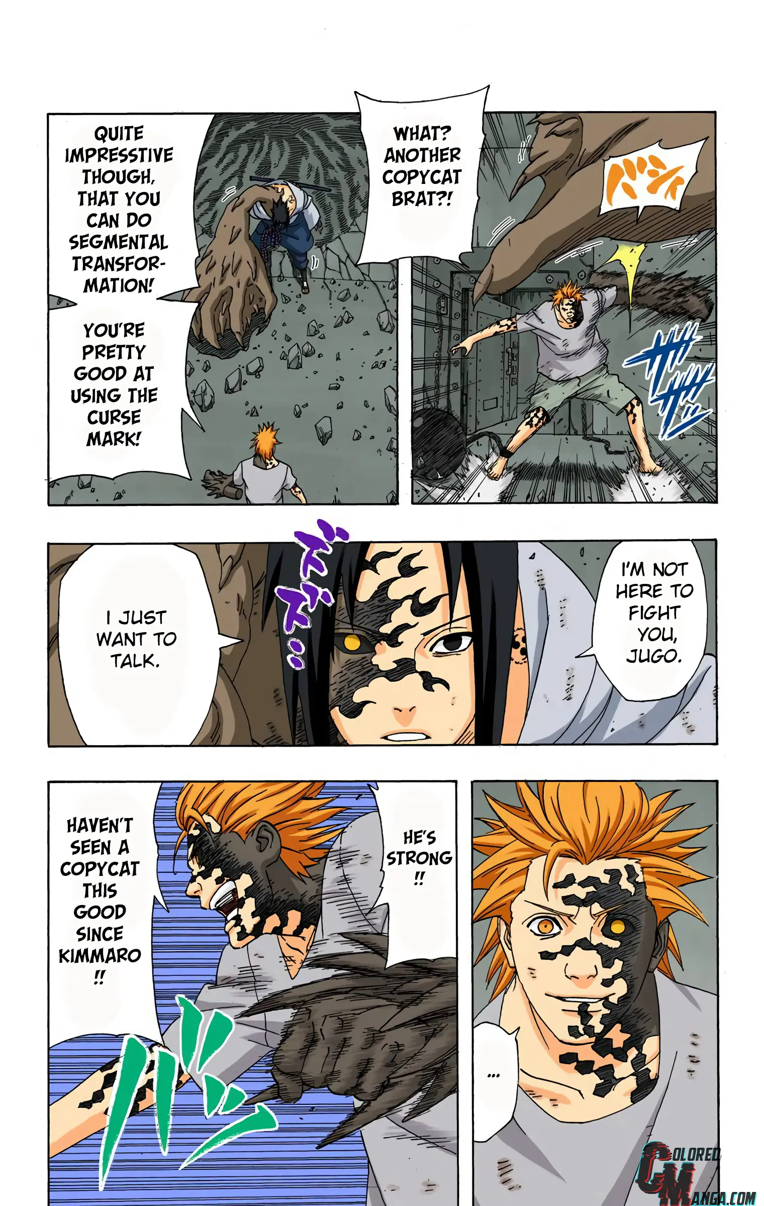 Naruto Colored Manga Online, chapter 351, page 7