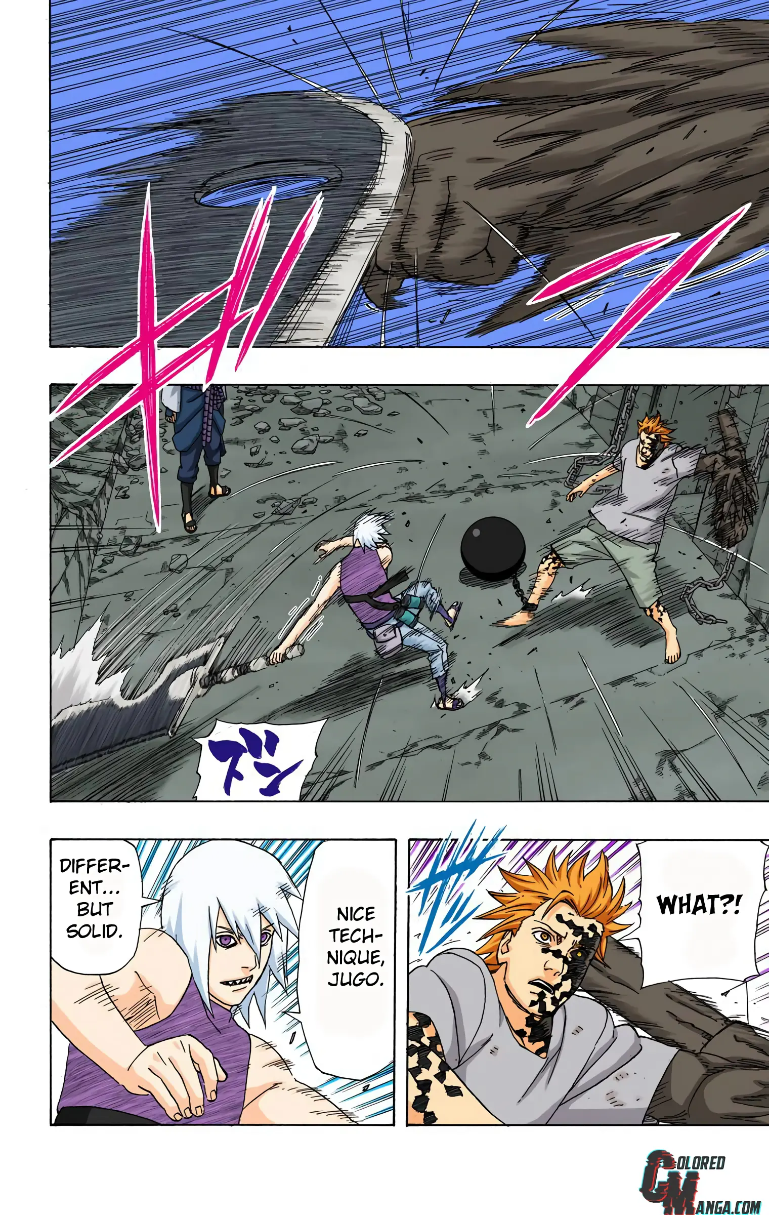 Naruto Colored Manga Online, chapter 351, page 8