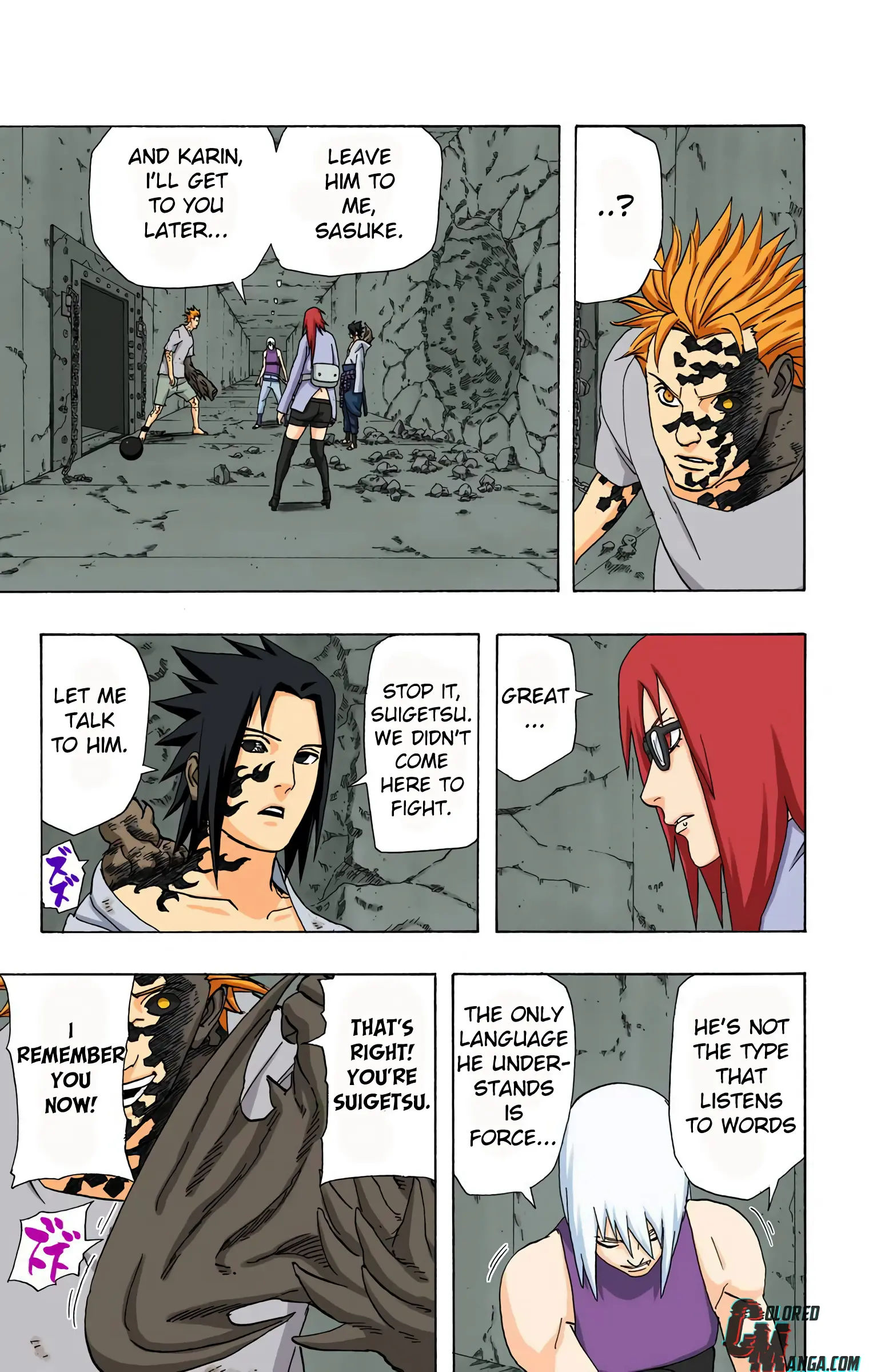 Naruto Colored Manga Online, chapter 351, page 9