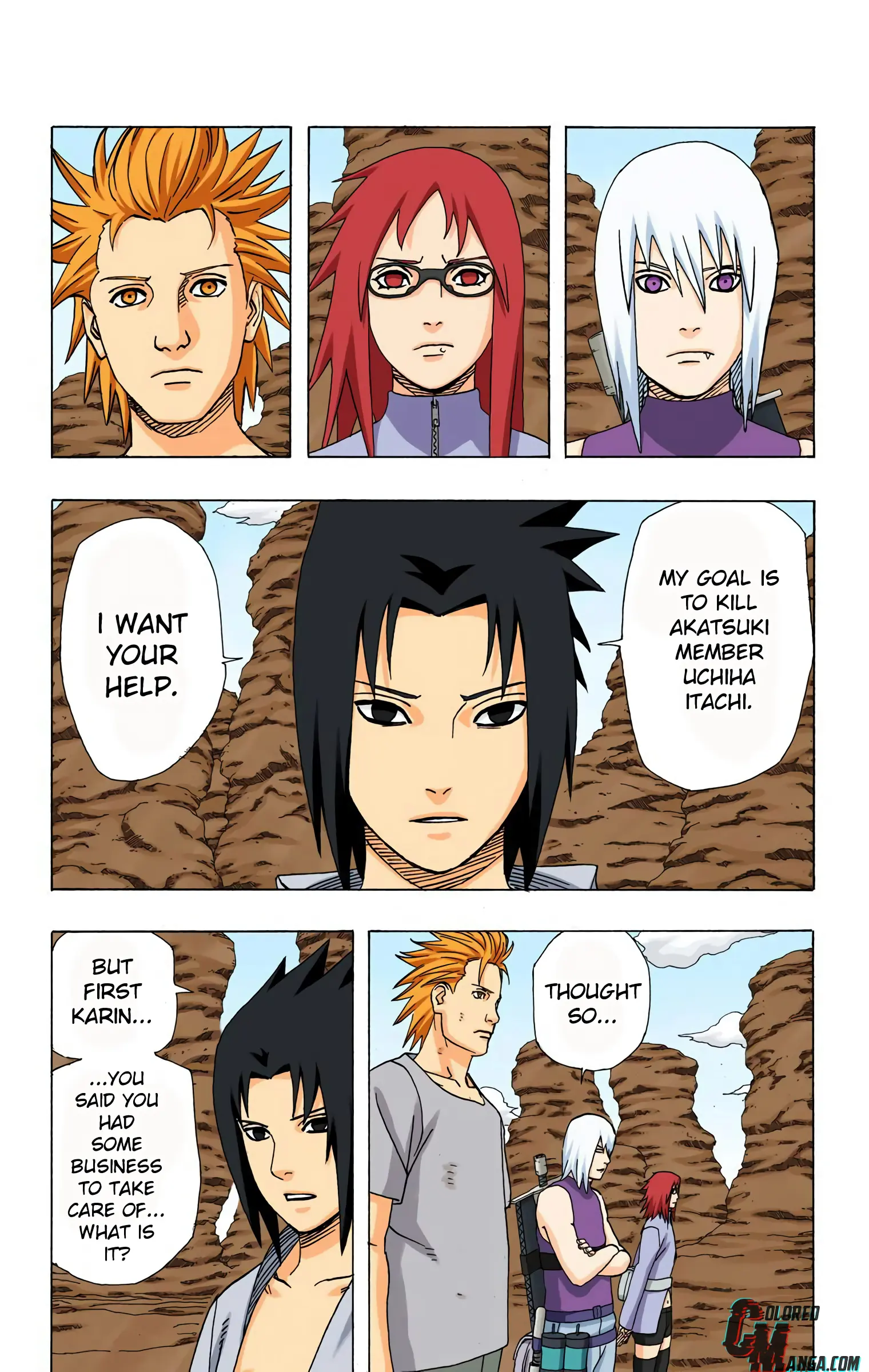 Naruto Colored Manga Online, chapter 352, page 9