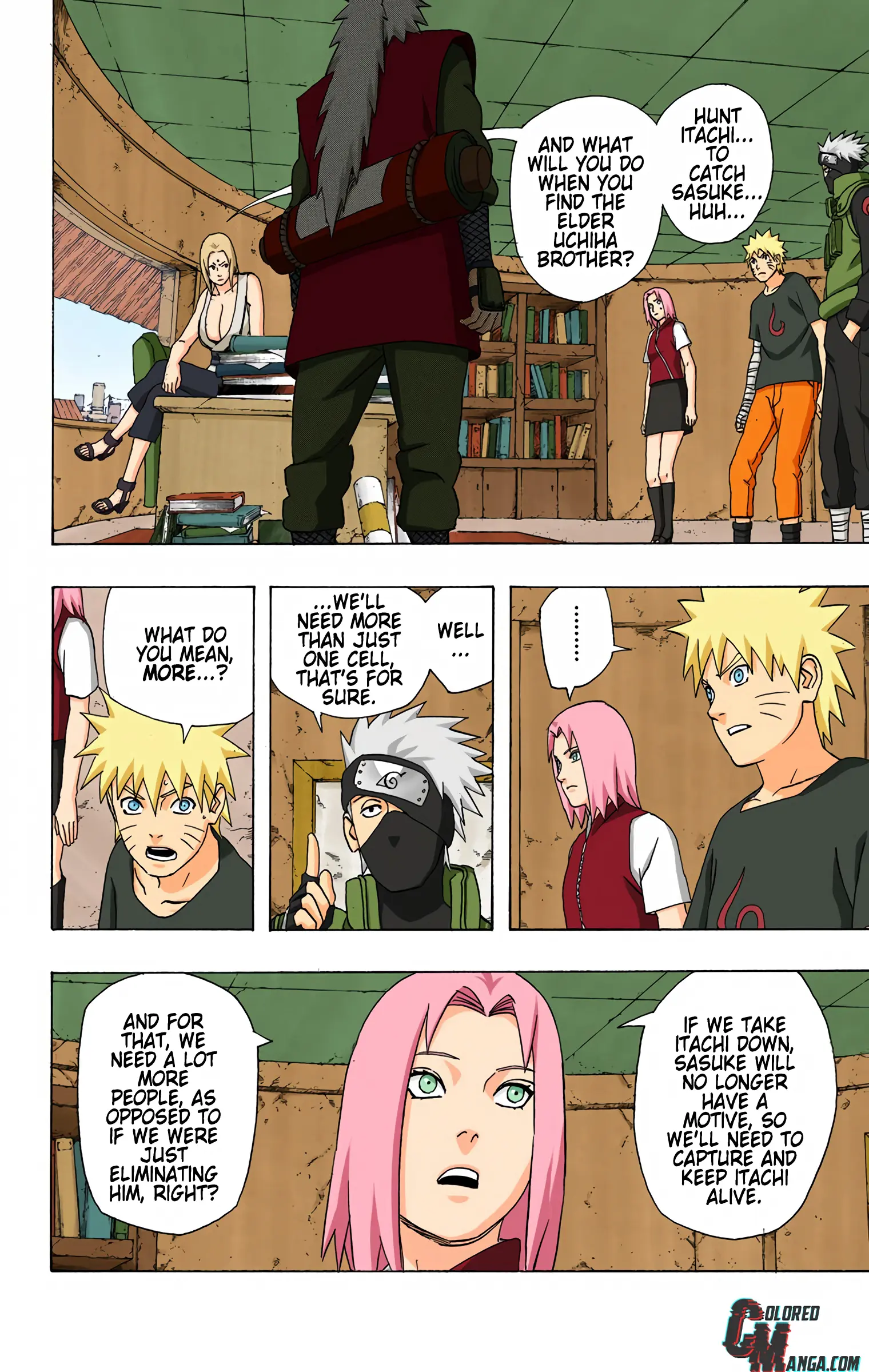 Naruto Colored Manga Online, chapter 354, page 2