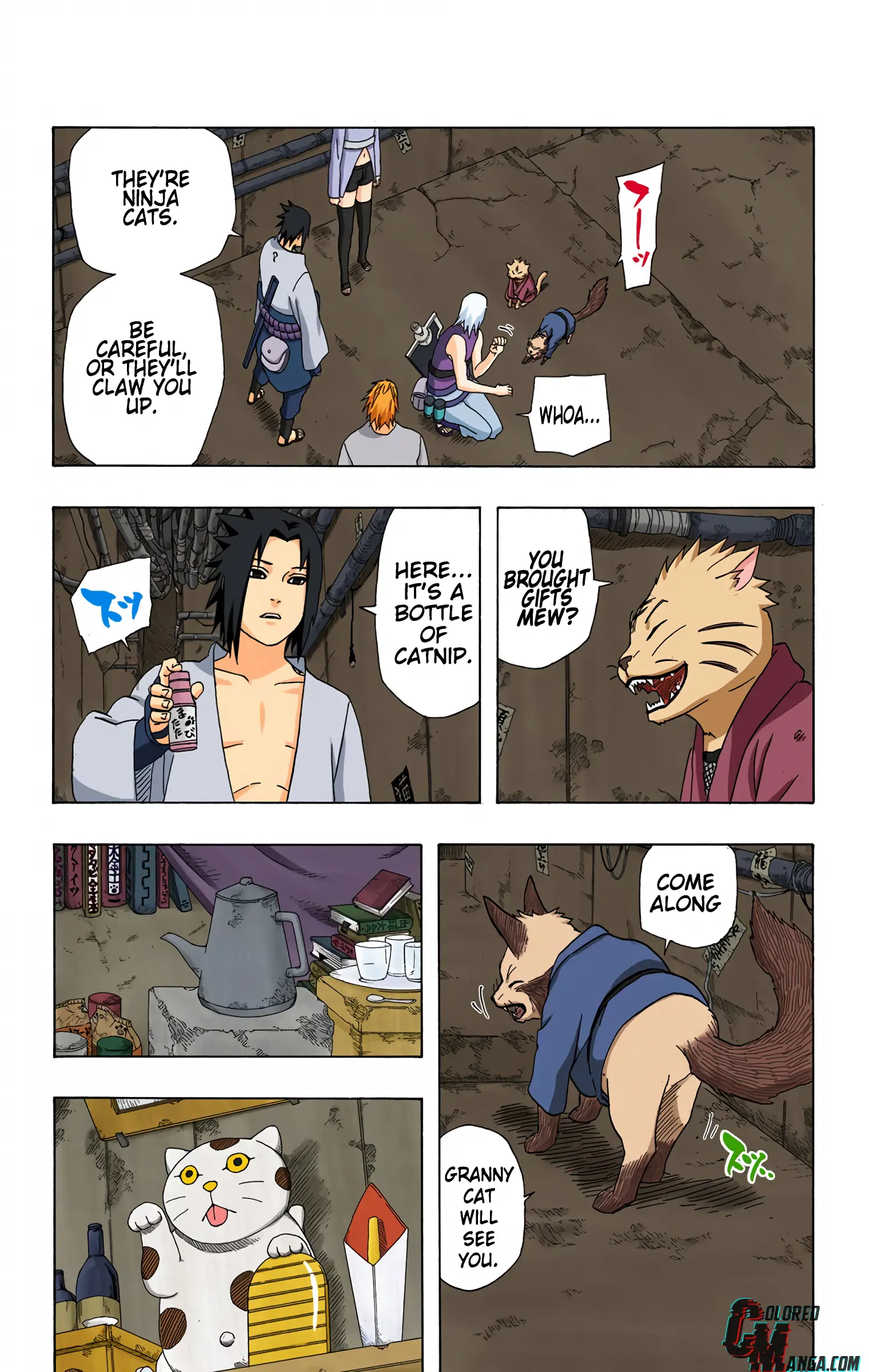 Naruto Colored Manga Online, chapter 354, page 7