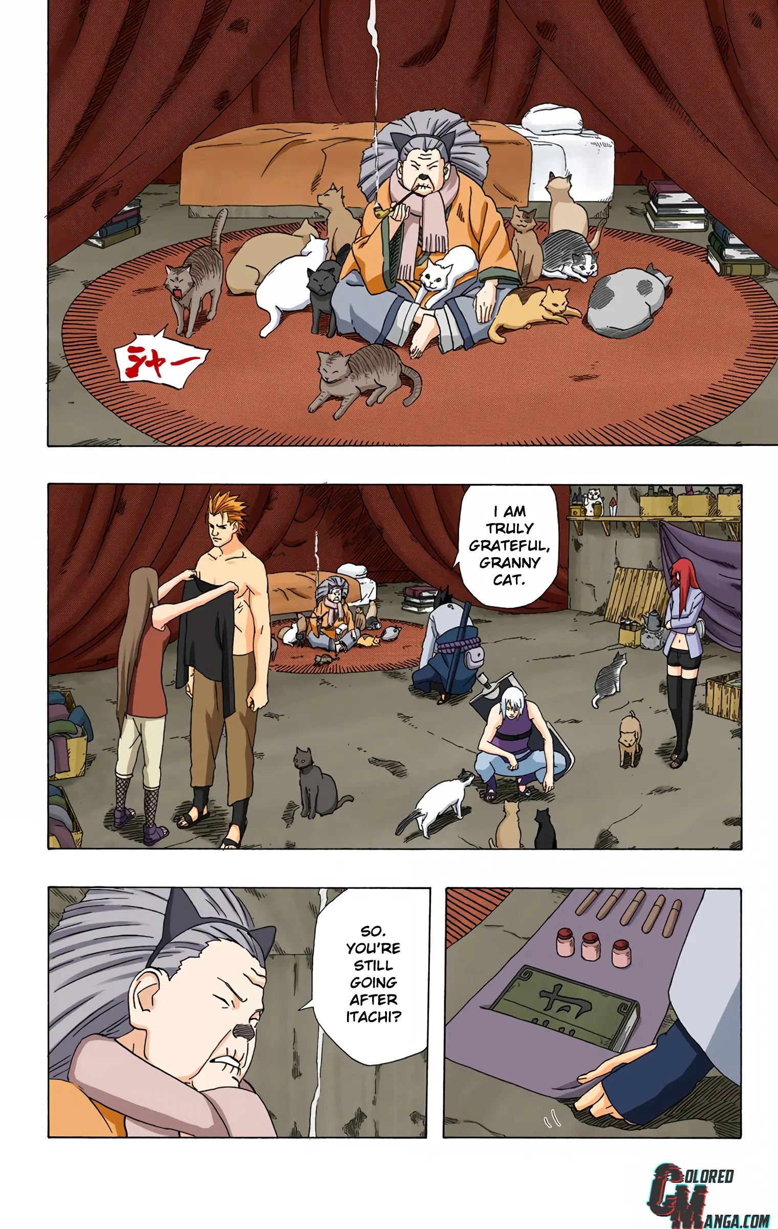 Naruto Colored Manga Online, chapter 354, page 8