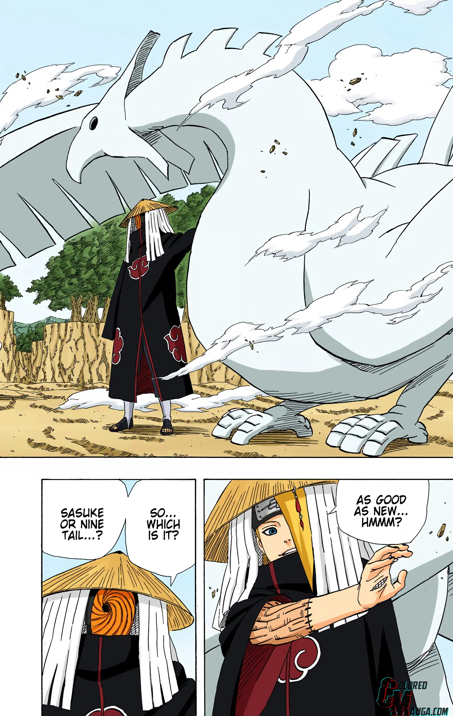 Naruto Colored Manga Online, chapter 355, page 8