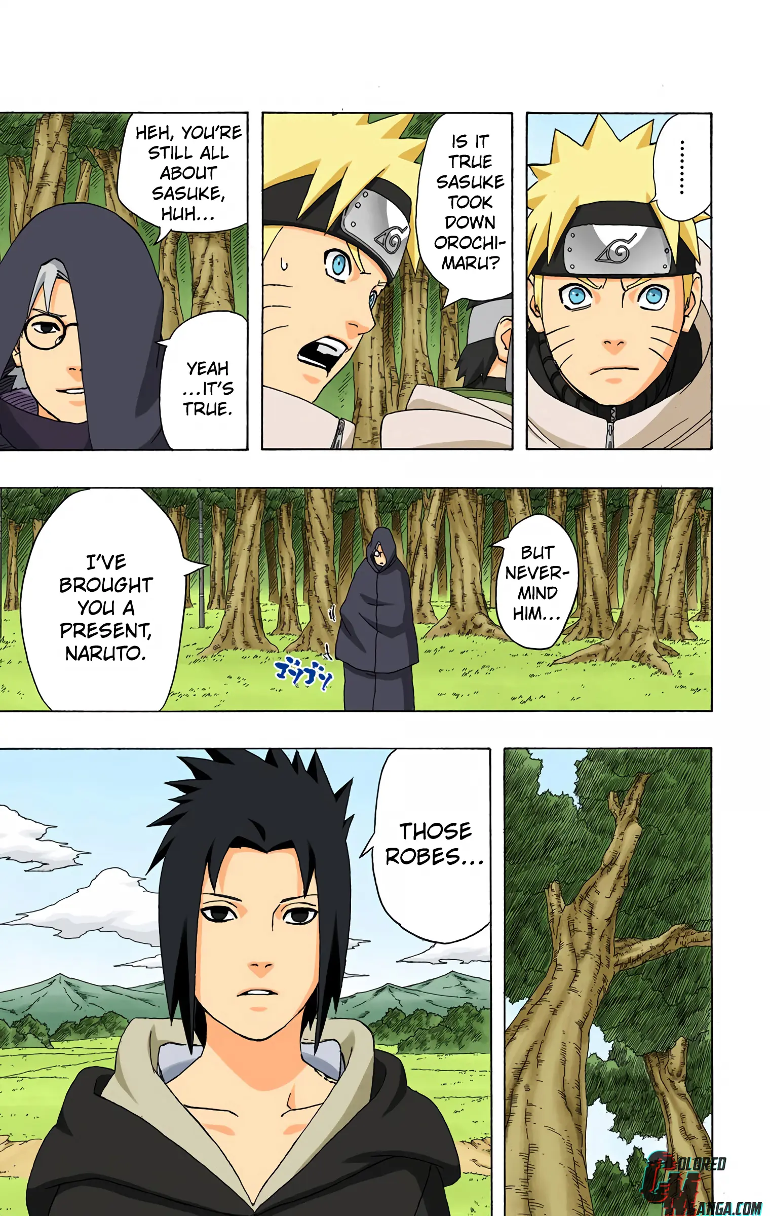 Naruto Colored Manga Online, chapter 356, page 9