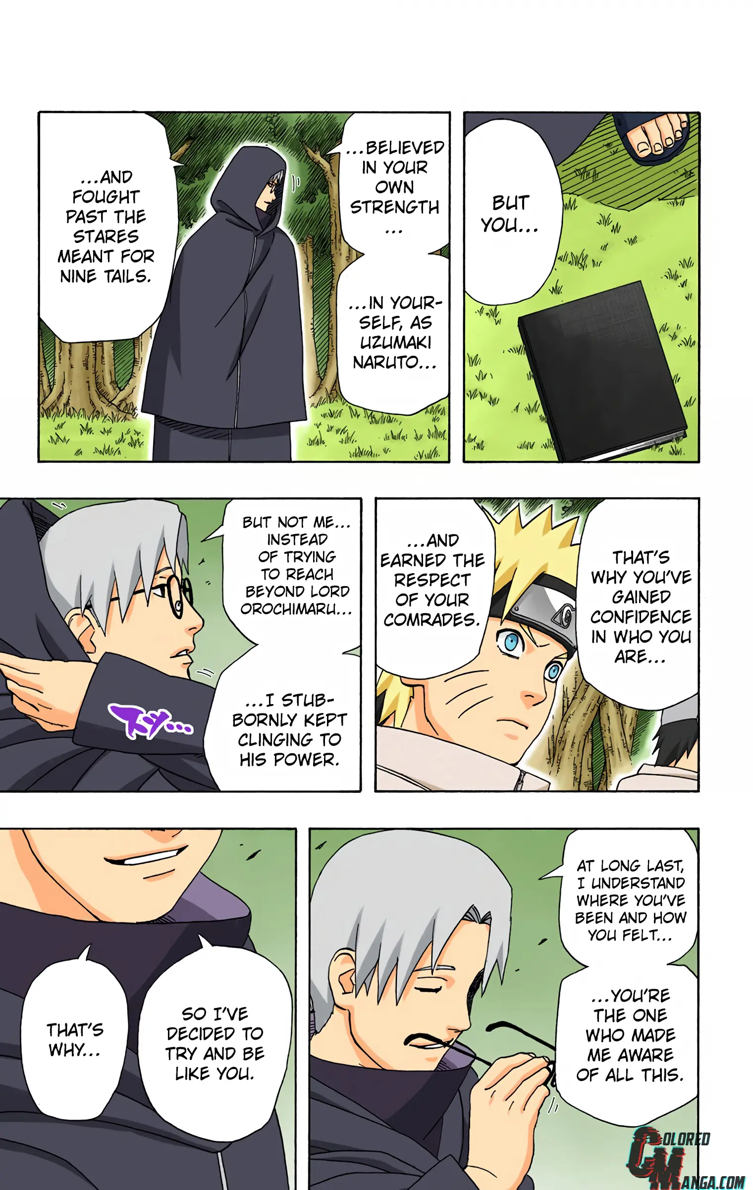 Naruto Colored Manga Online, chapter 356, page 17