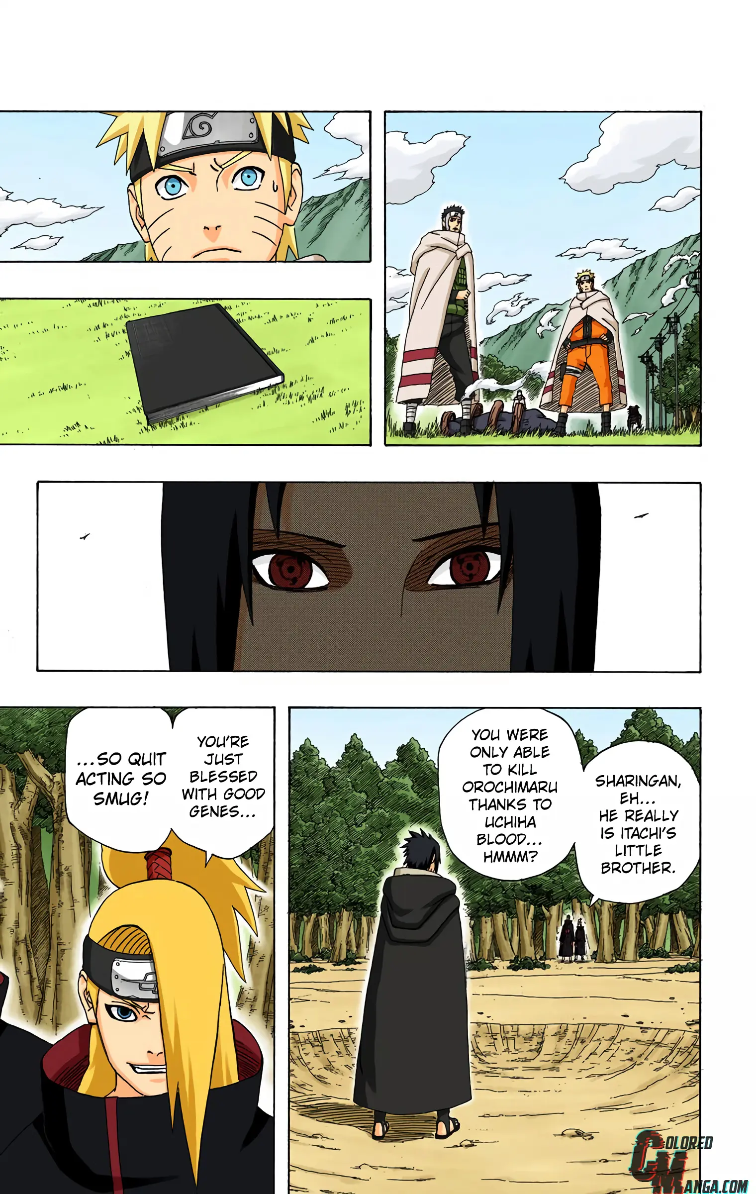 Naruto Colored Manga Online, chapter 357, page 7