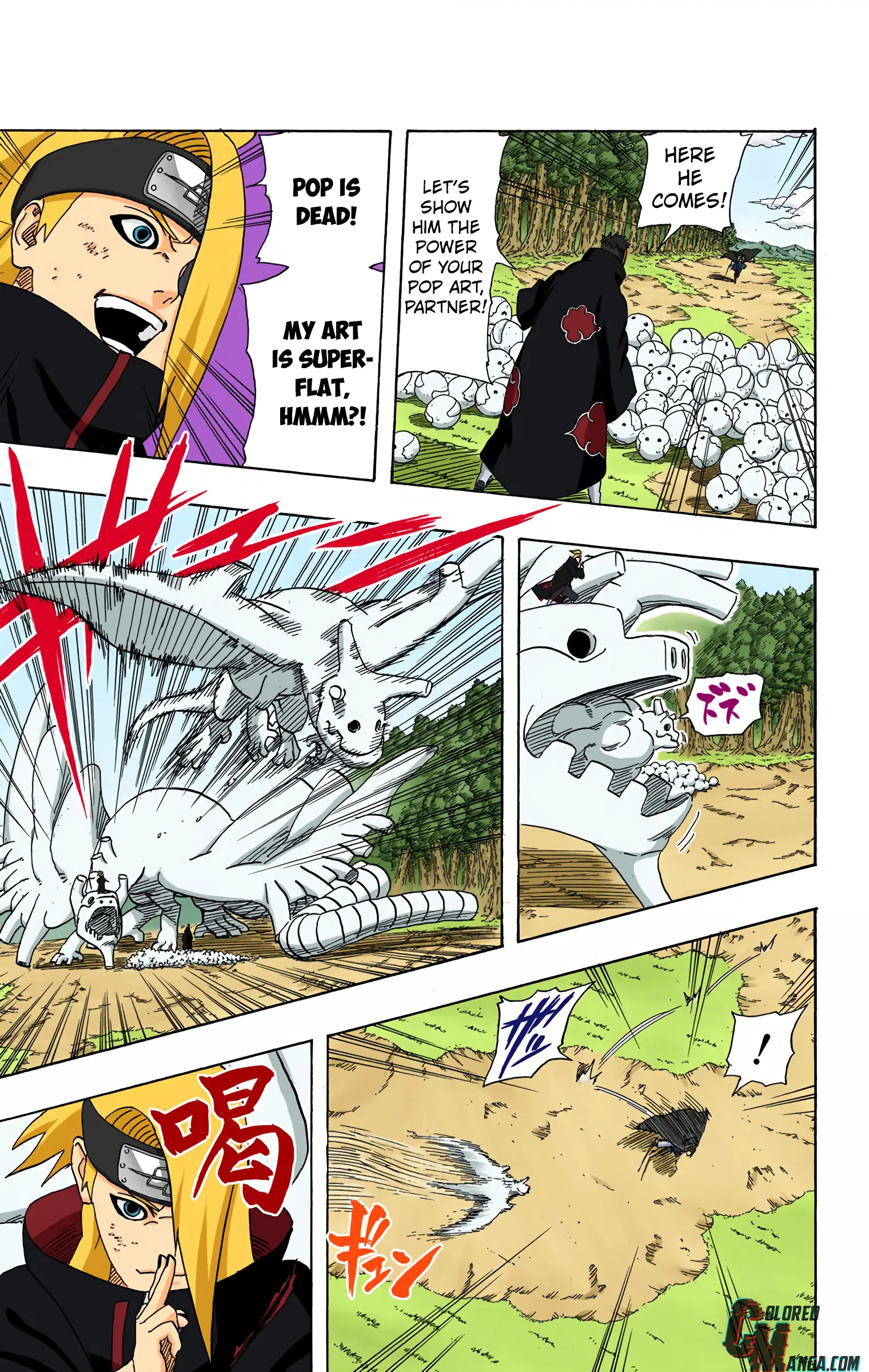 Naruto Colored Manga Online, chapter 358, page 3