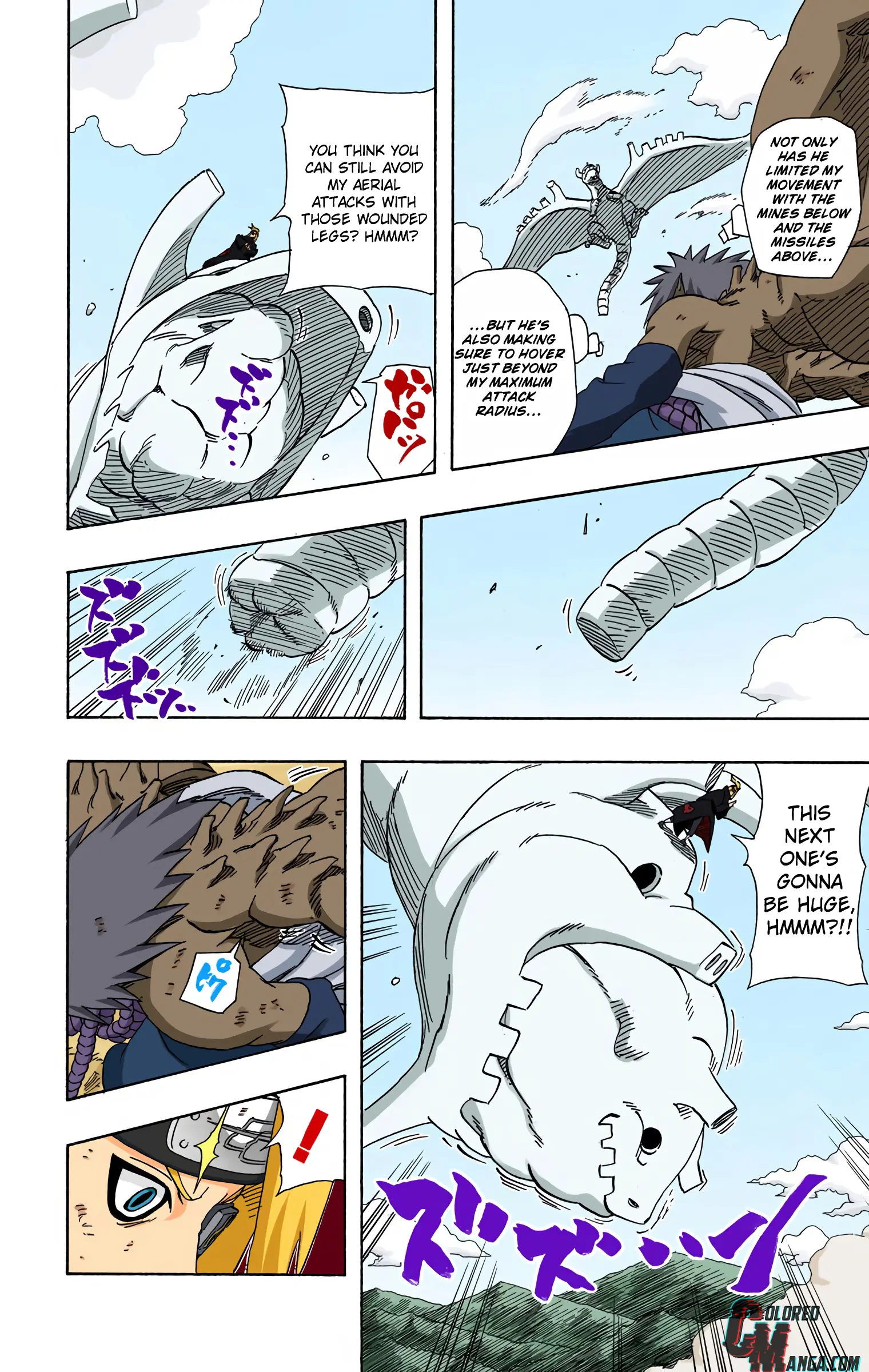 Naruto Colored Manga Online, chapter 358, page 10