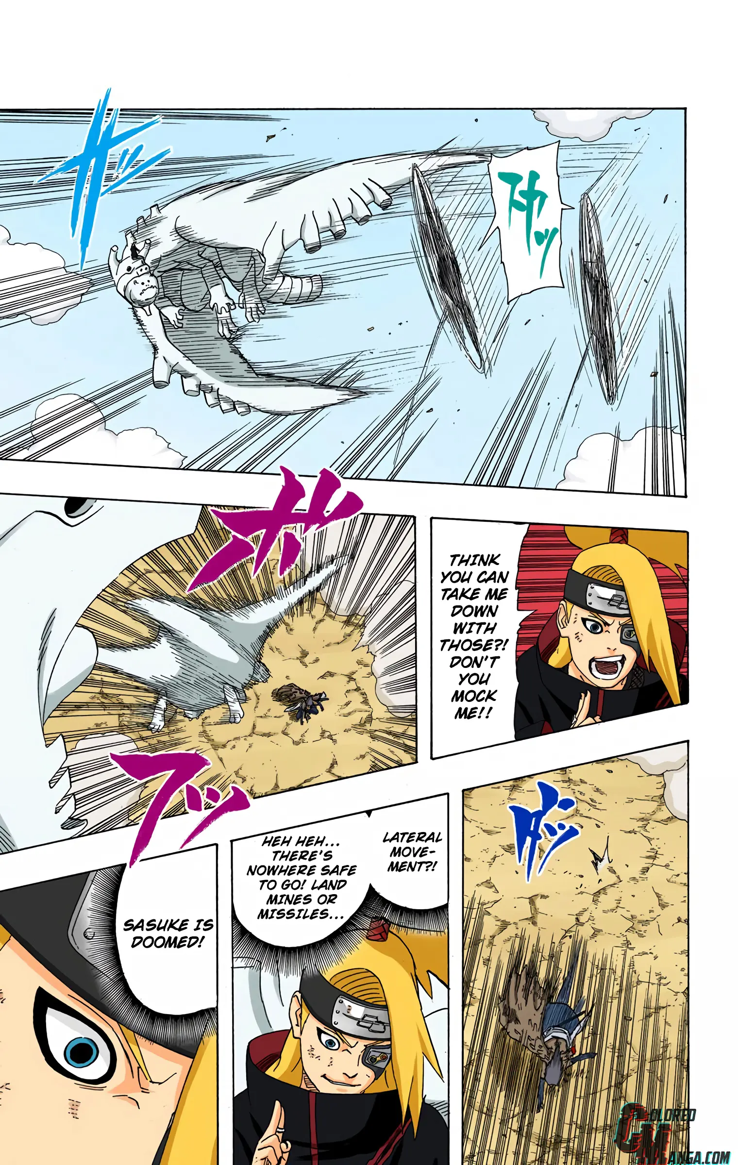 Naruto Colored Manga Online, chapter 358, page 13