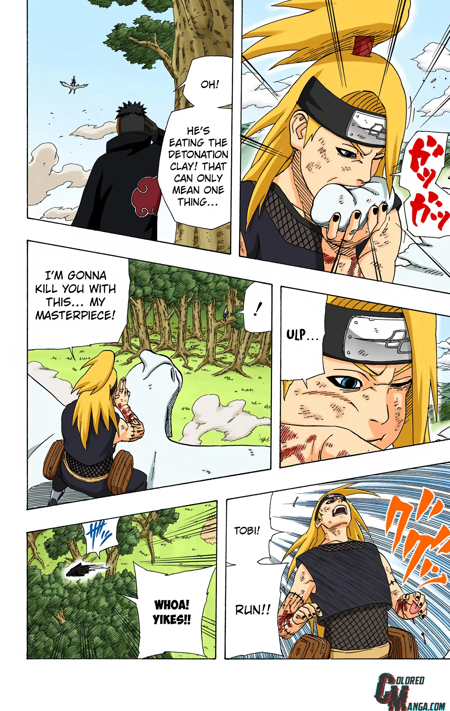 Naruto Colored Manga Online, chapter 359, page 15