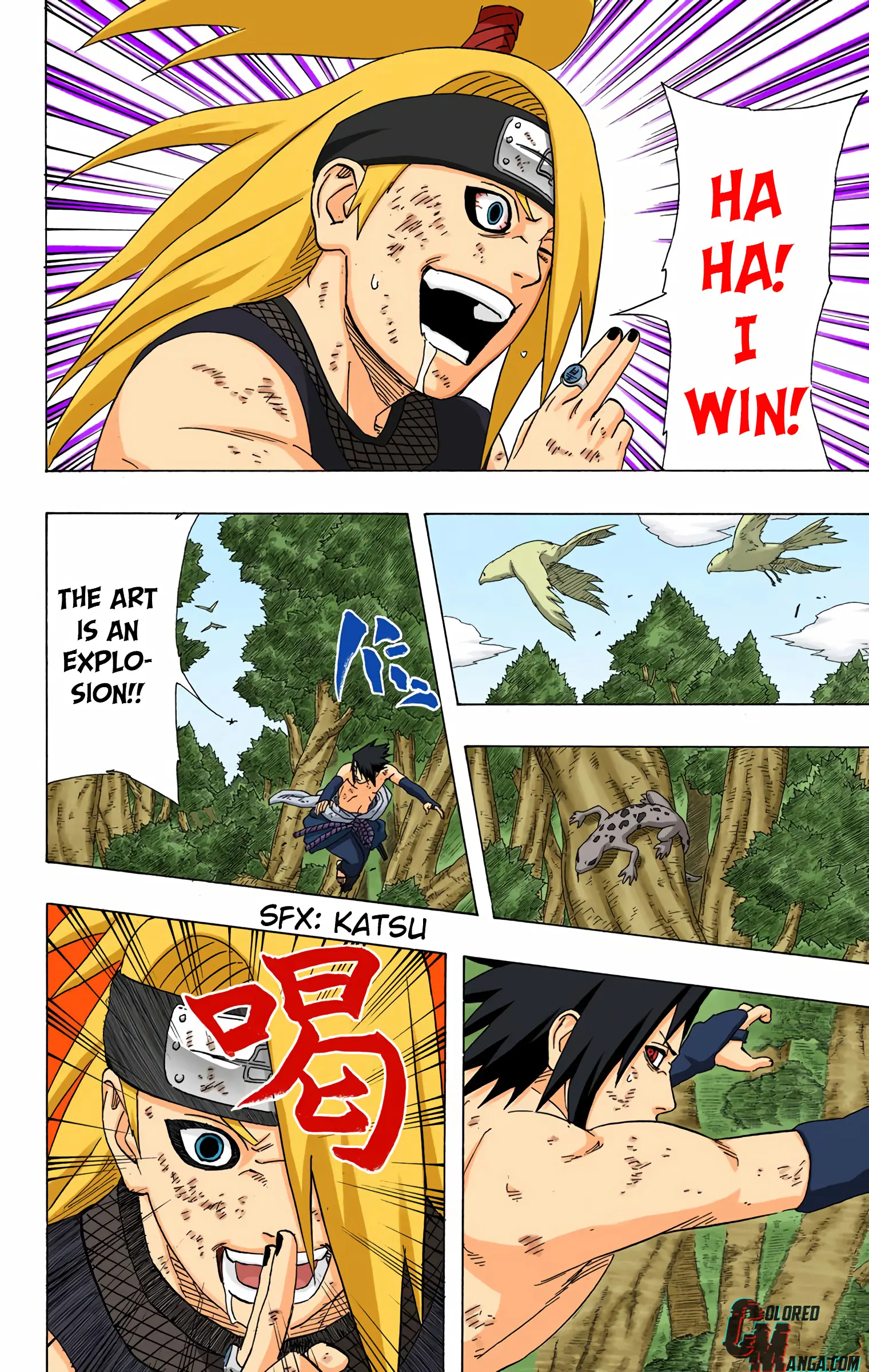 Naruto Colored Manga Online, chapter 360, page 12