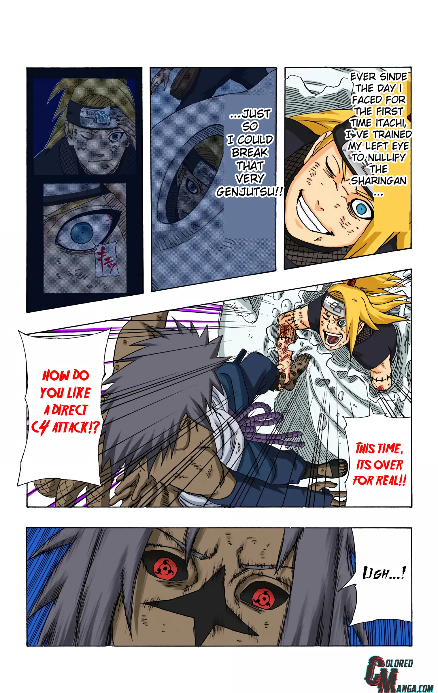 Naruto Colored Manga Online, chapter 360, page 23