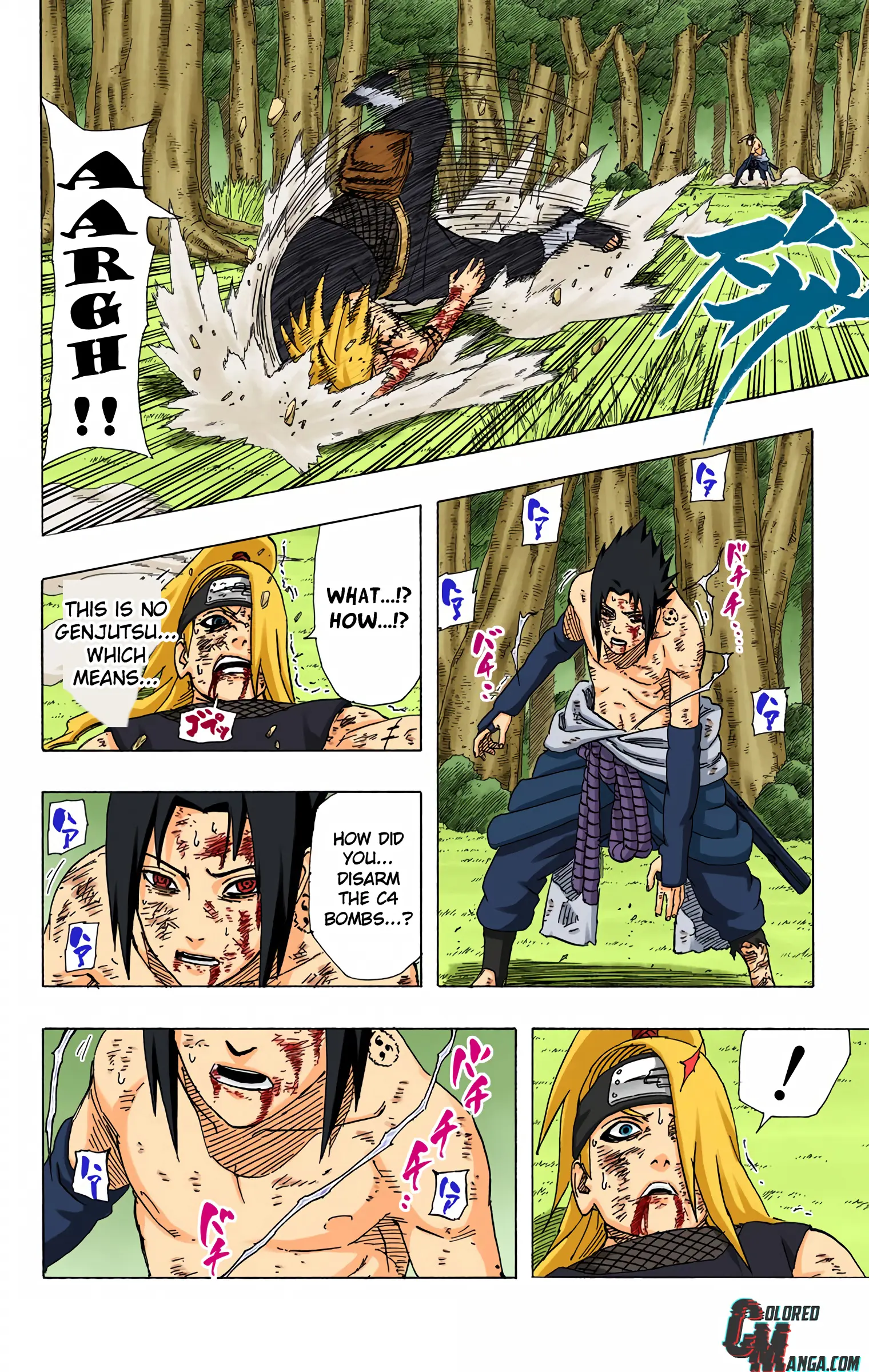 Naruto Colored Manga Online, chapter 361, page 11