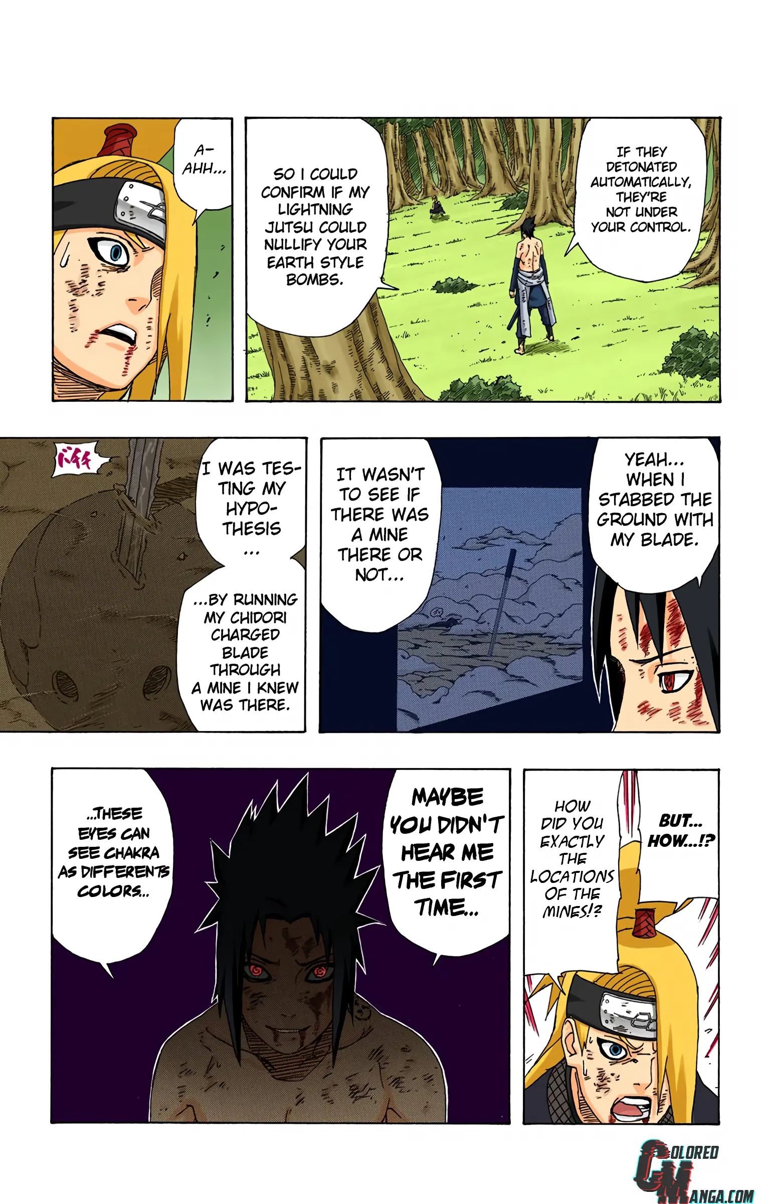 Naruto Colored Manga Online, chapter 361, page 16