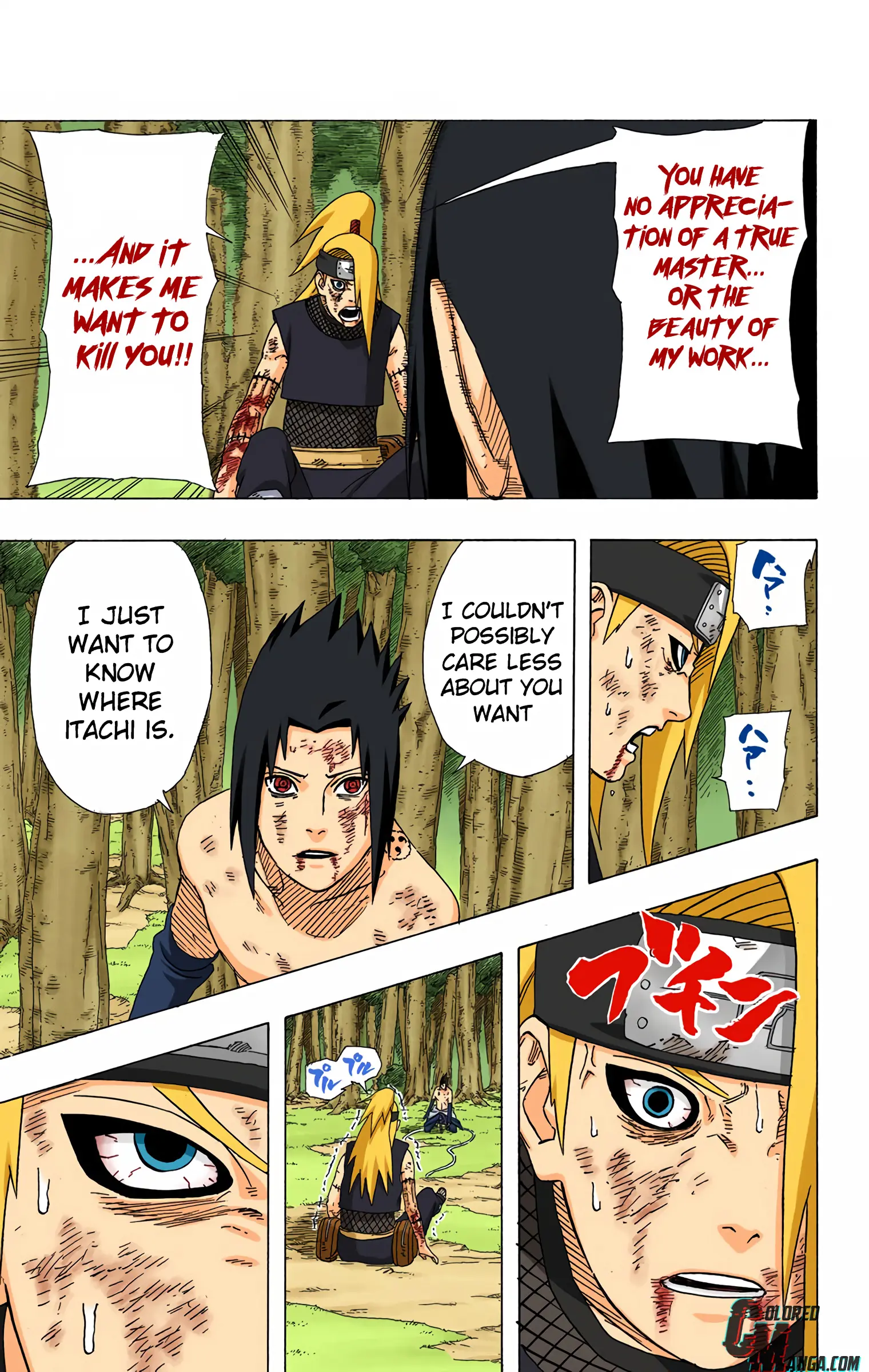 Naruto Colored Manga Online, chapter 362, page 9