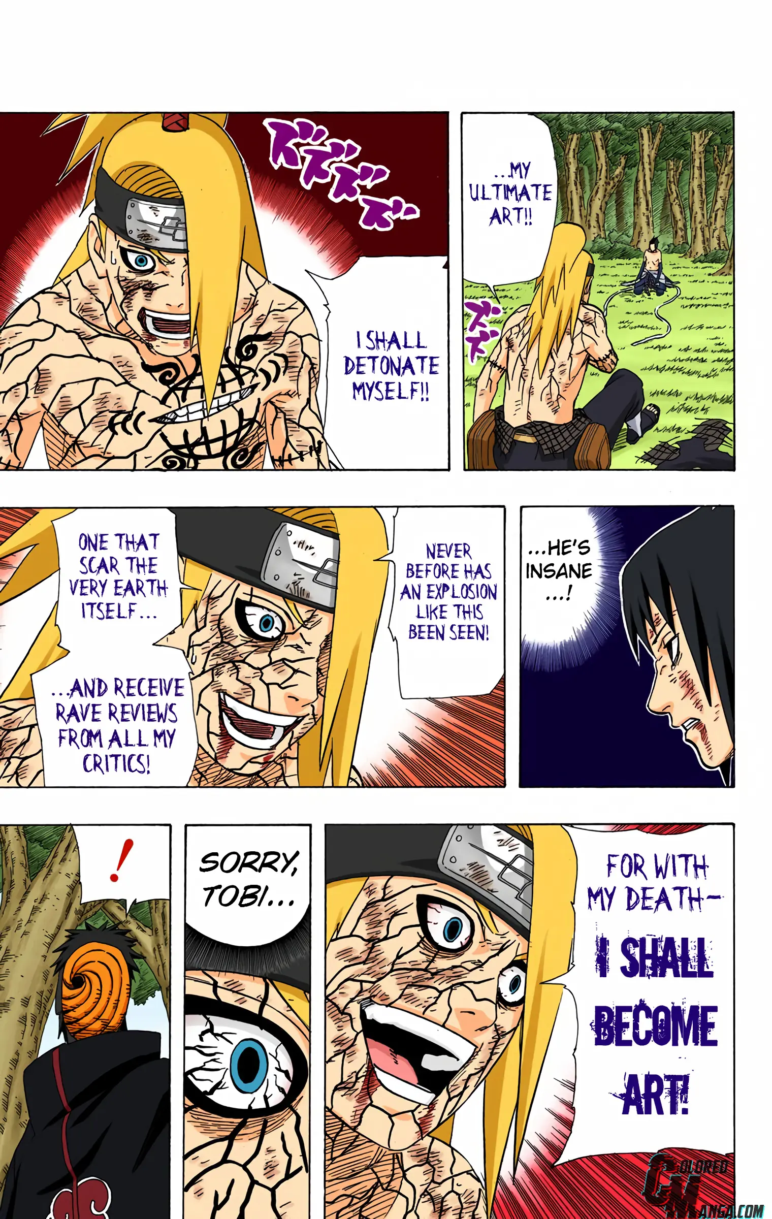 Naruto Colored Manga Online, chapter 362, page 13