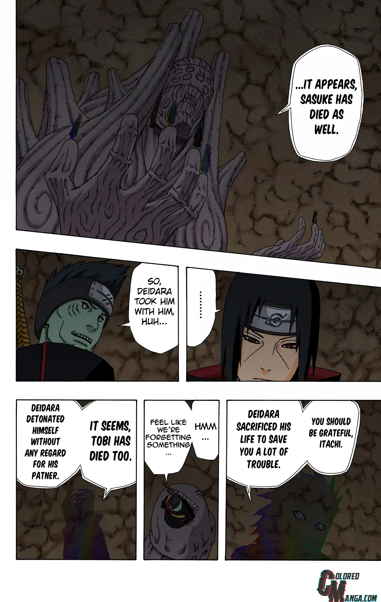 Naruto Colored Manga Online, chapter 363, page 8
