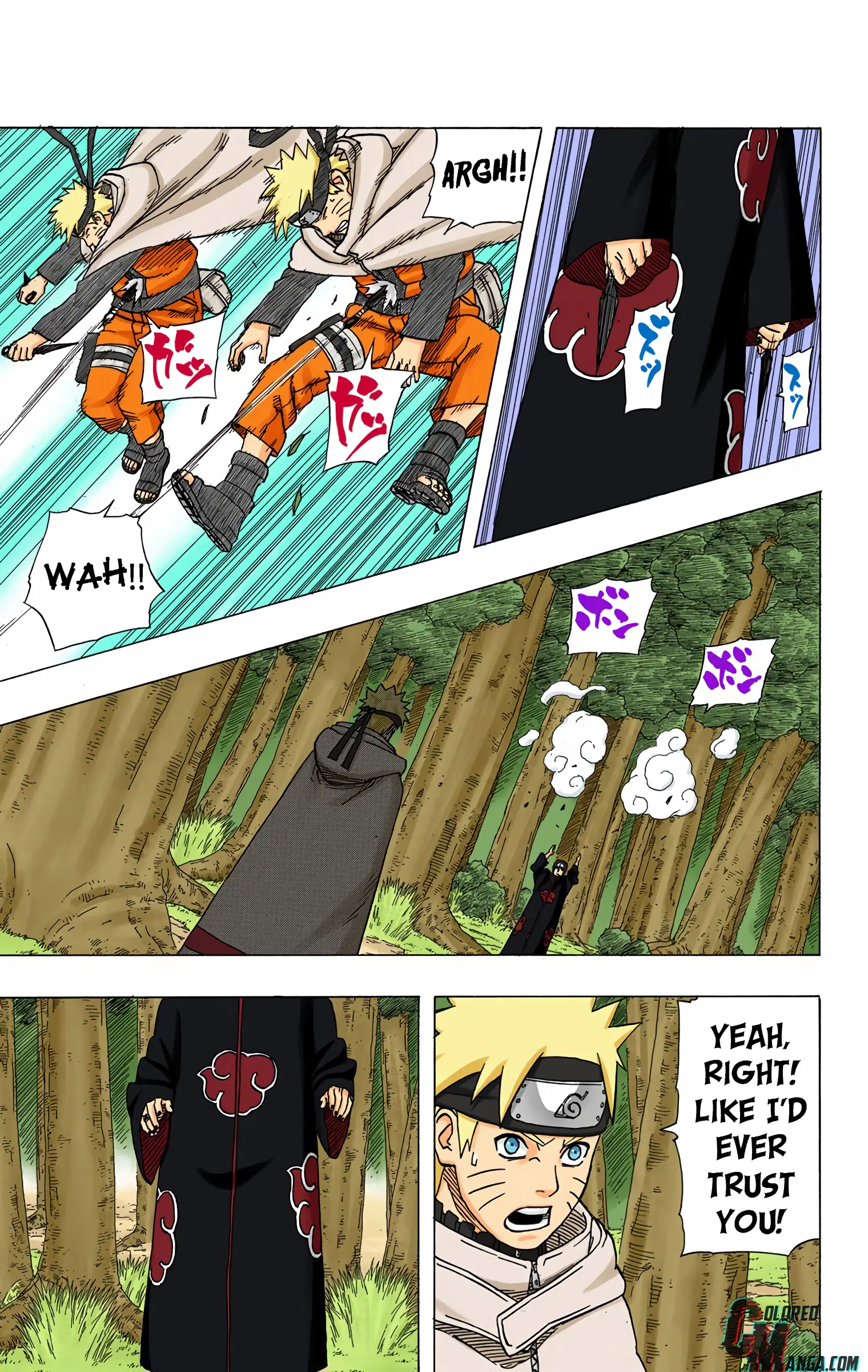 Naruto Colored Manga Online, chapter 366, page 3
