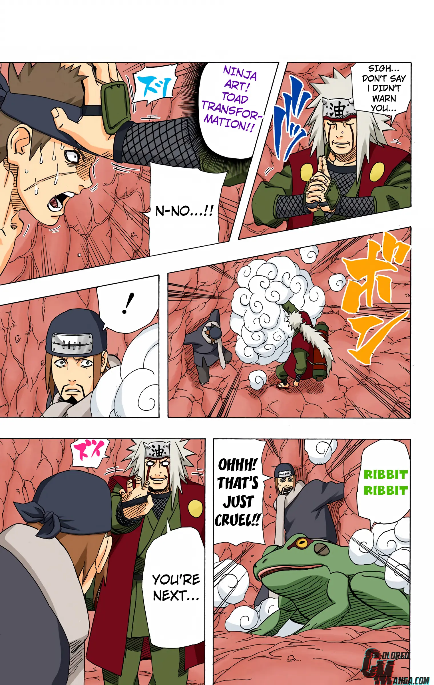 Naruto Colored Manga Online, chapter 369, page 5
