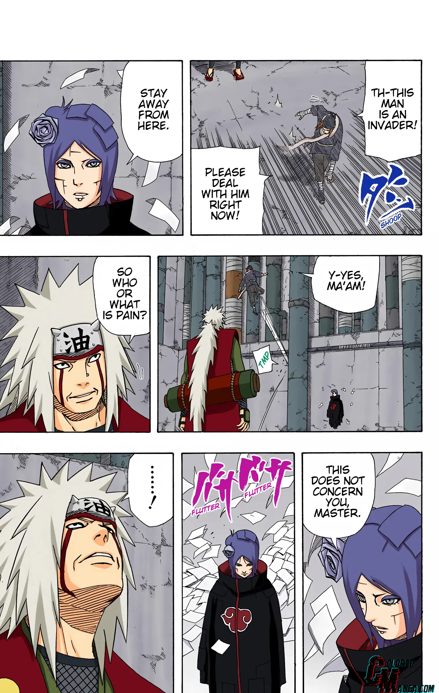 Naruto Colored Manga Online, chapter 372, page 3