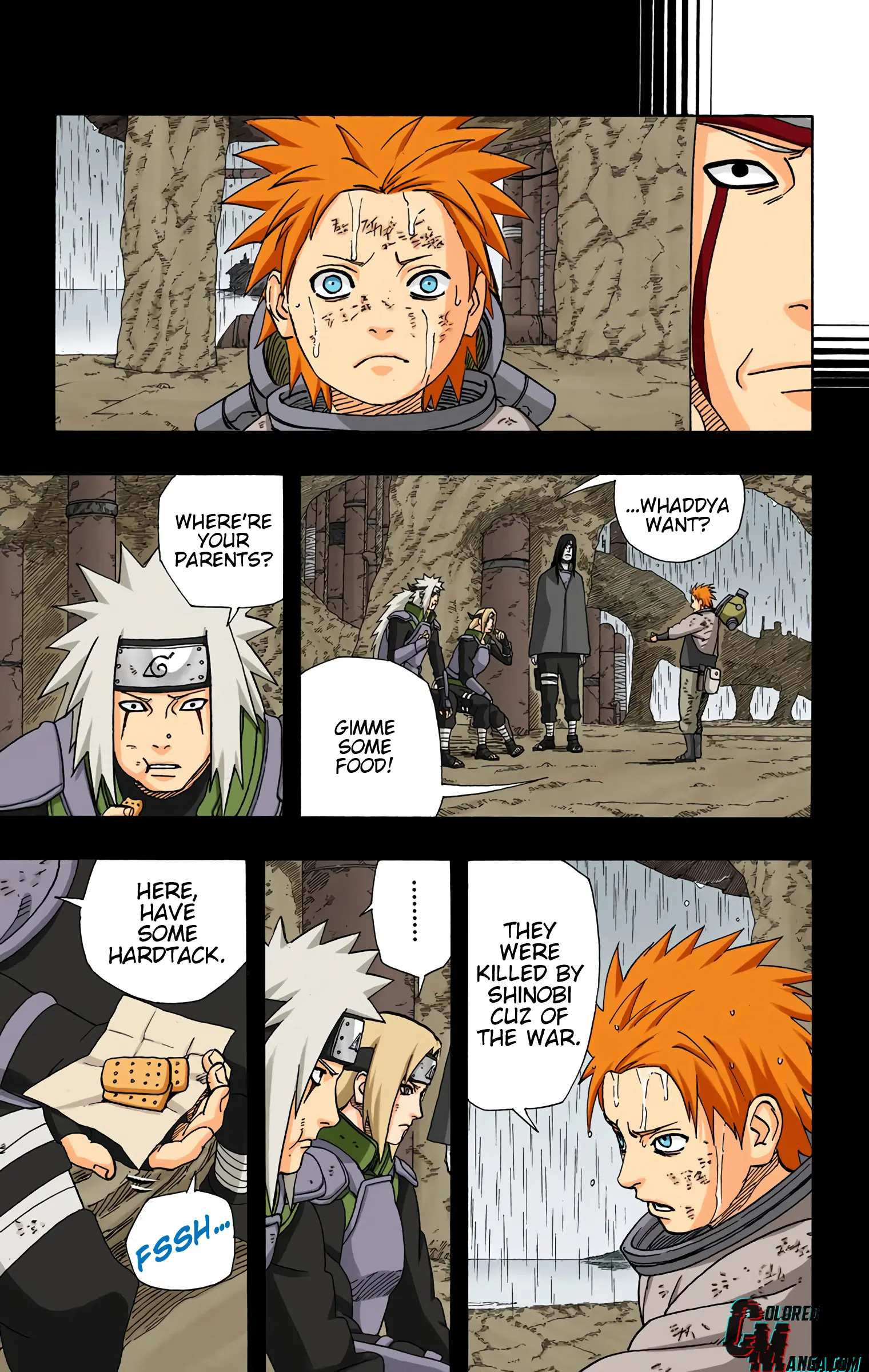 Naruto Colored Manga Online, chapter 372, page 8