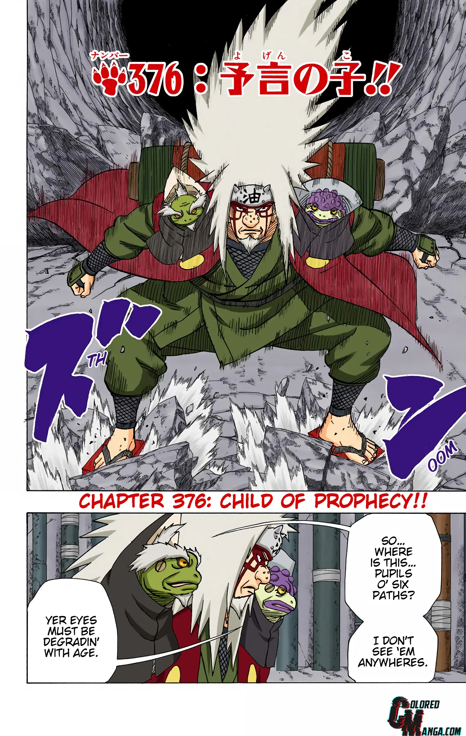 Naruto Colored Manga Online, chapter 376, page 2