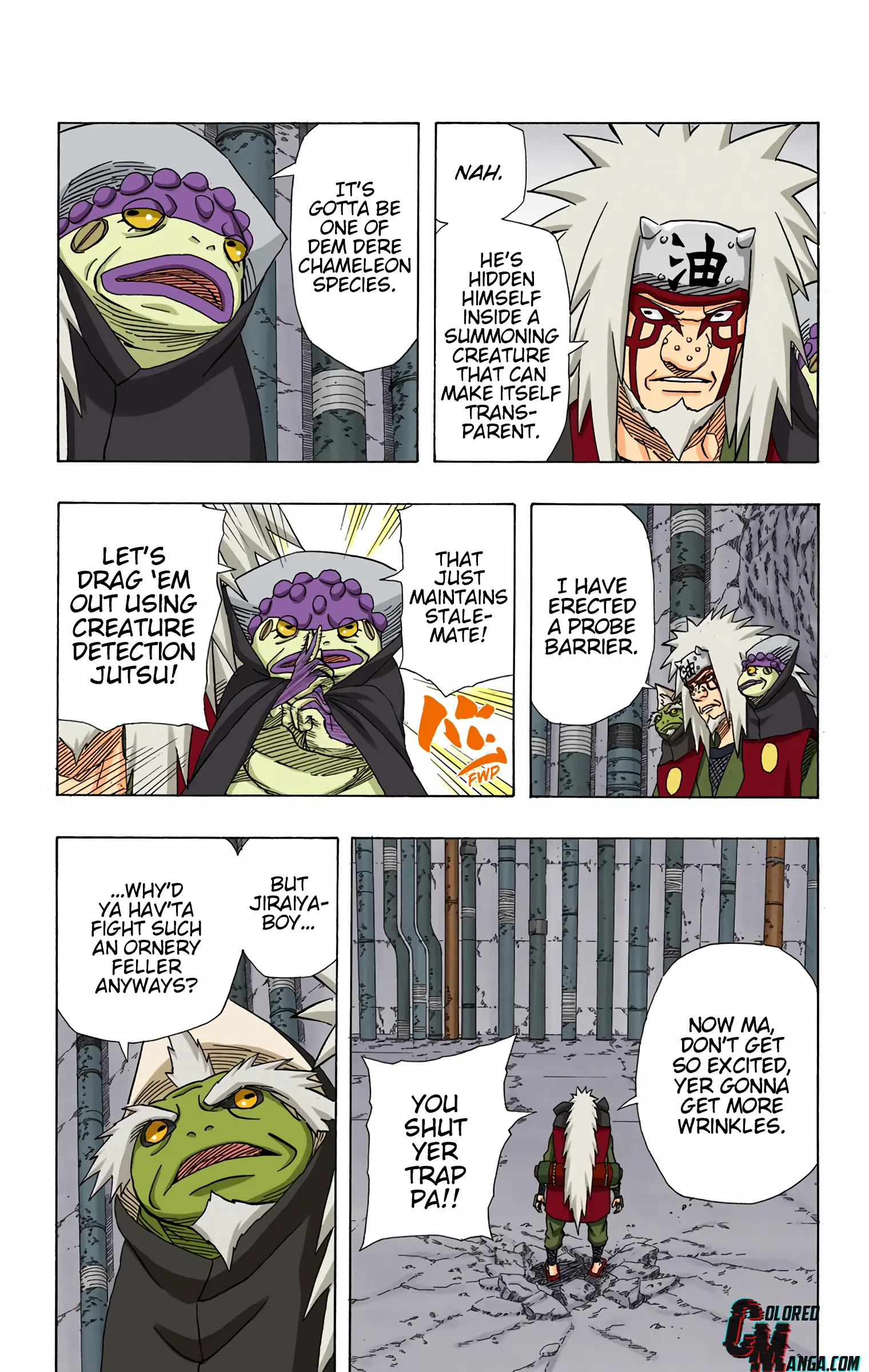 Naruto Colored Manga Online, chapter 376, page 3