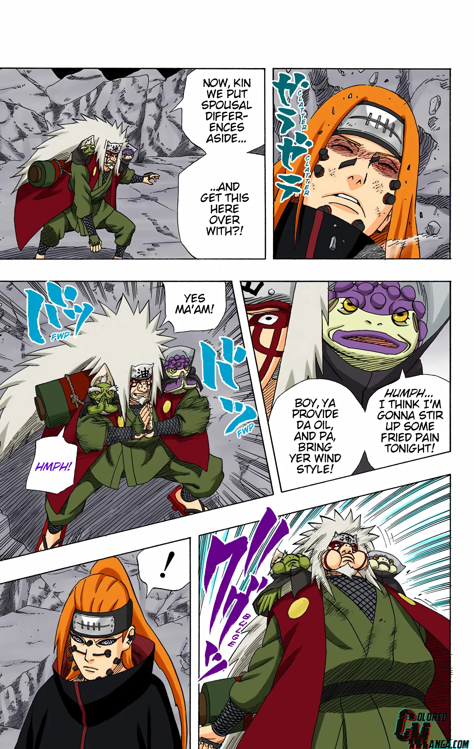 Naruto Colored Manga Online, chapter 377, page 7