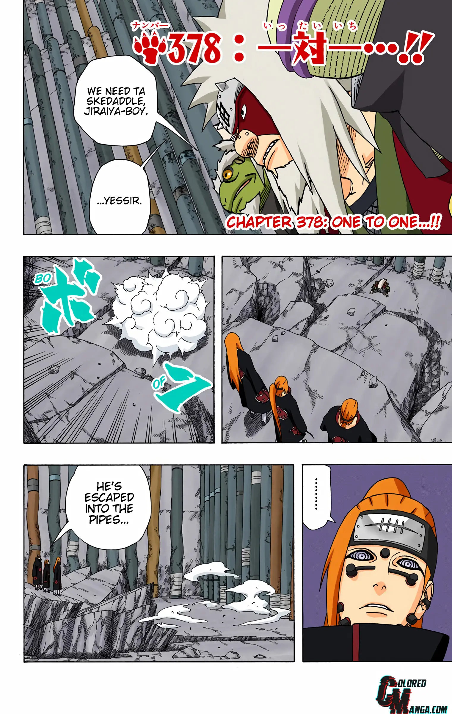 Naruto Colored Manga Online, chapter 378, page 2