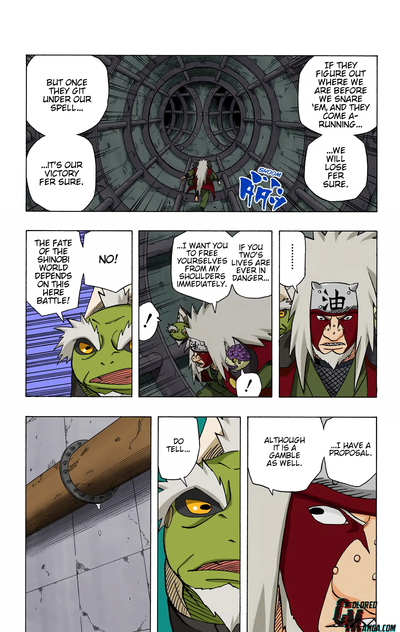 Naruto Colored Manga Online, chapter 378, page 9