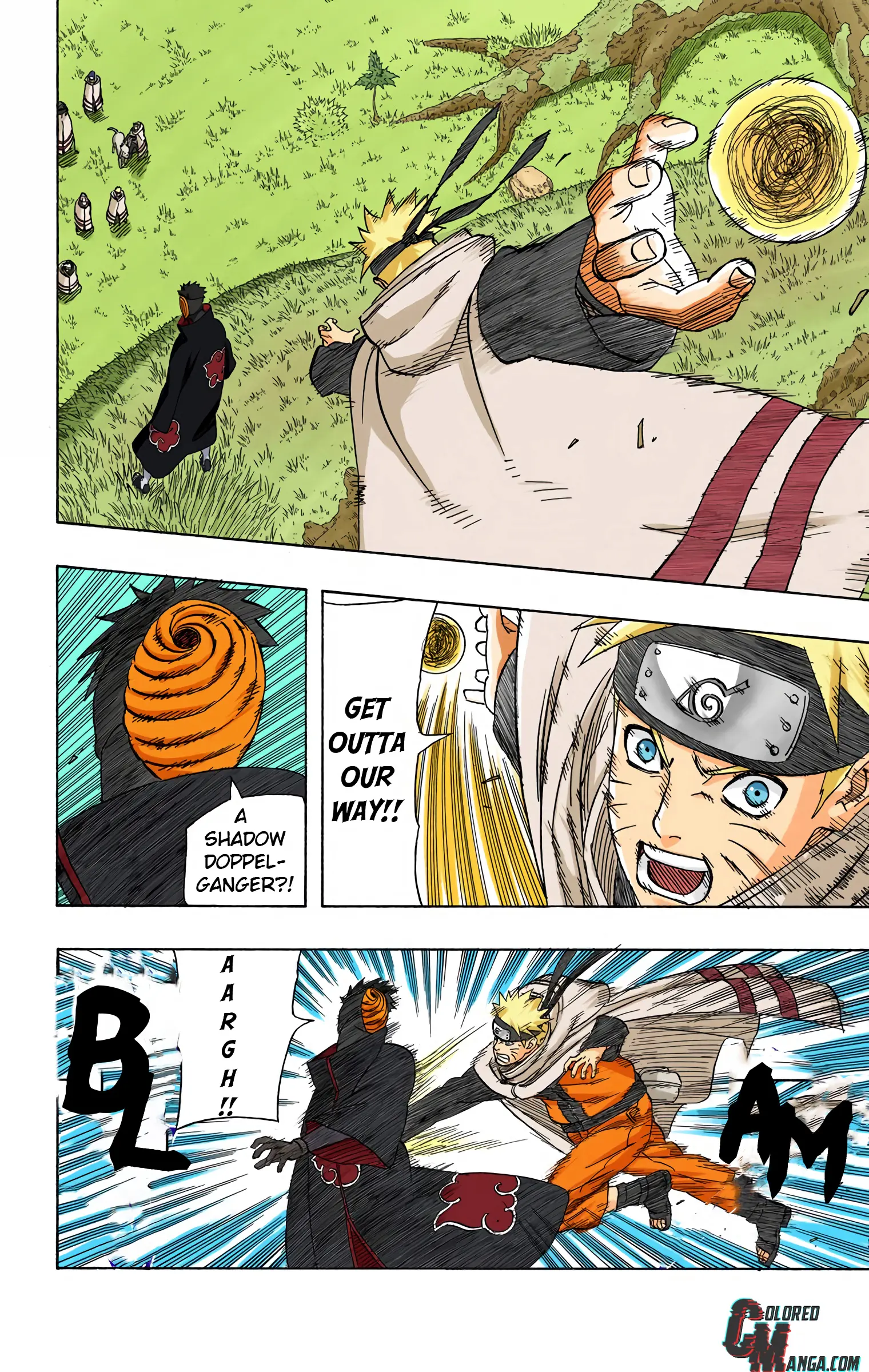 Naruto Colored Manga Online, chapter 380, page 20