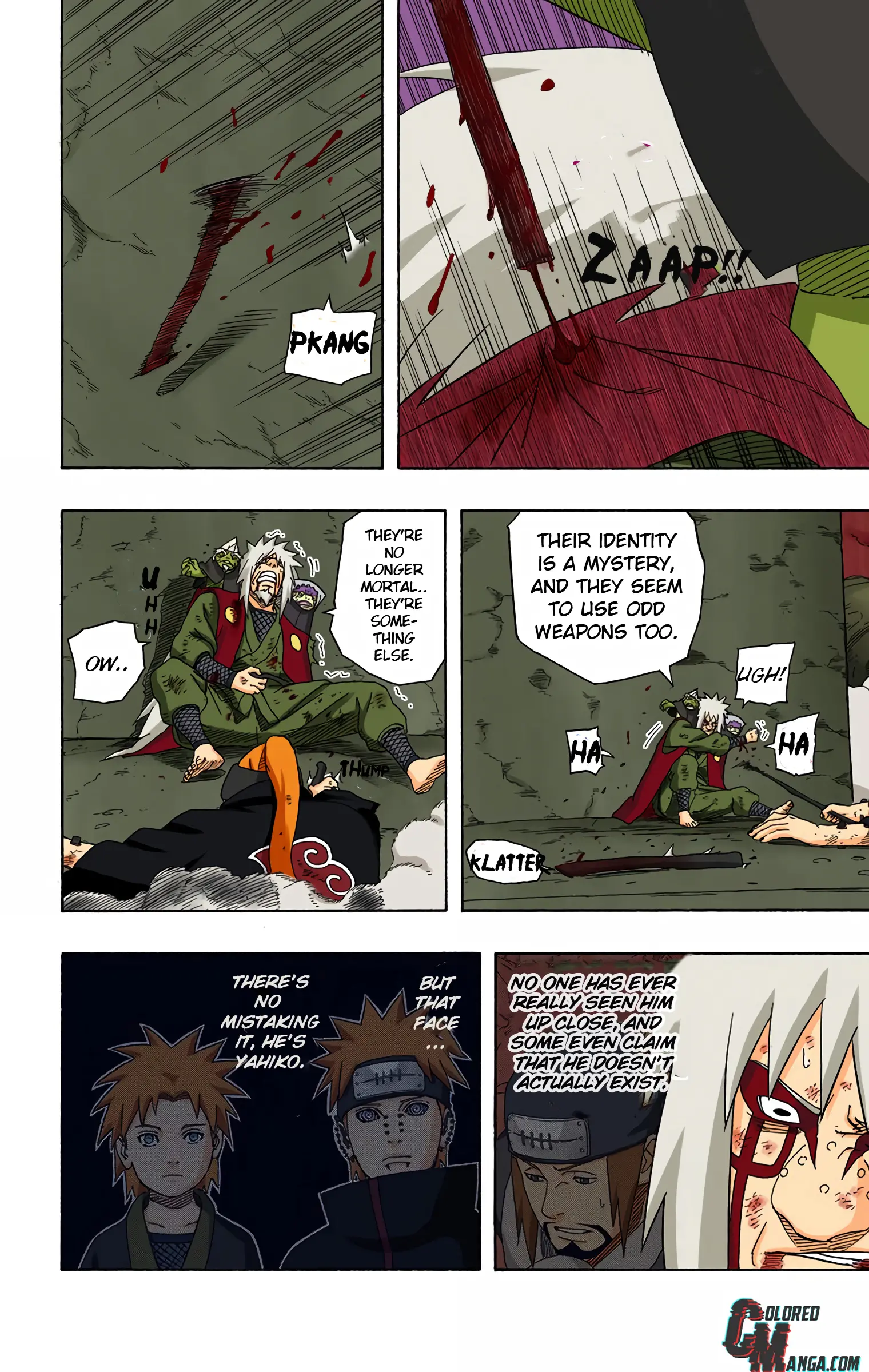 Naruto Colored Manga Online, chapter 381, page 4