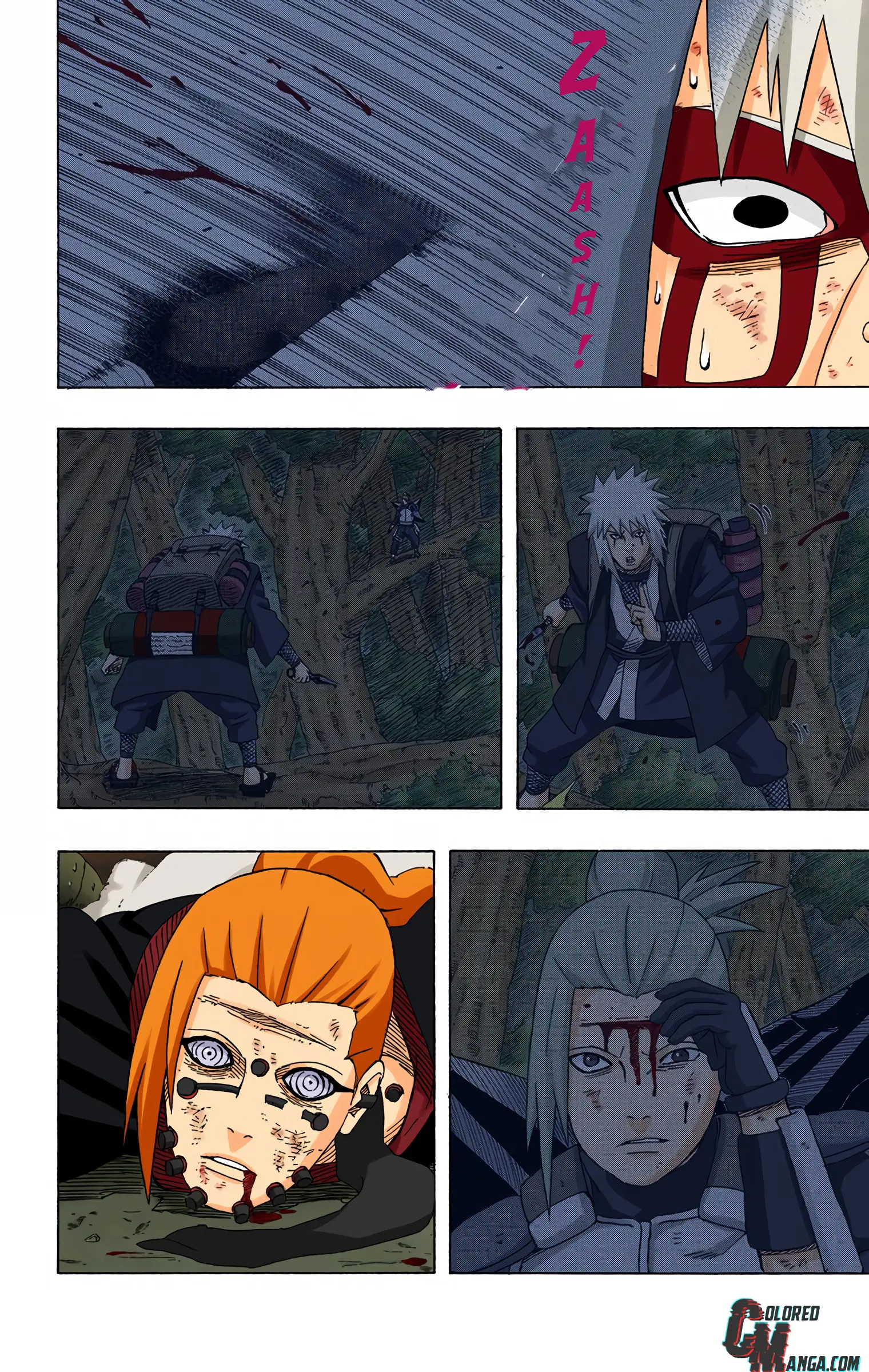 Naruto Colored Manga Online, chapter 381, page 8