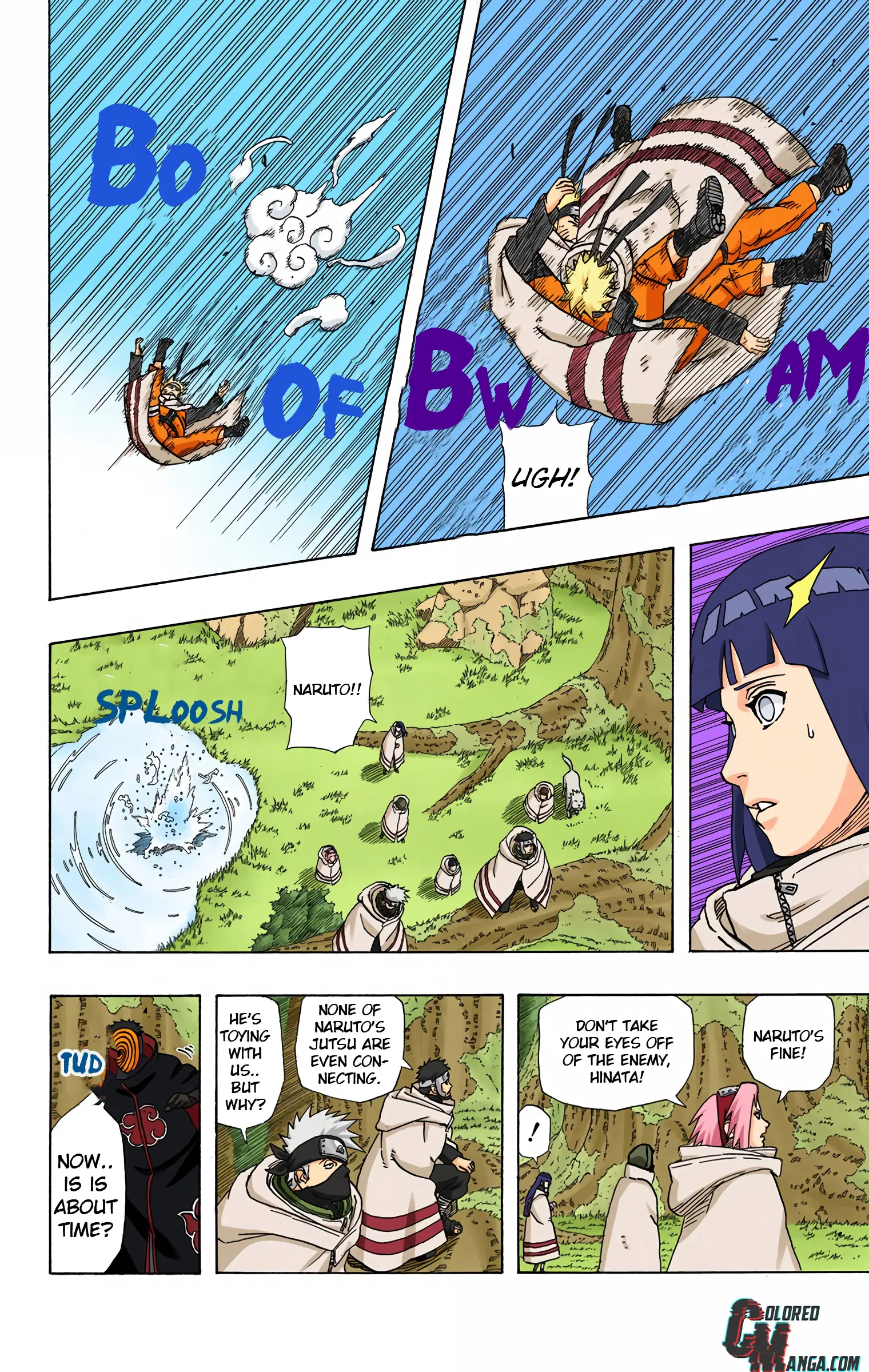 Naruto Colored Manga Online, chapter 383, page 2