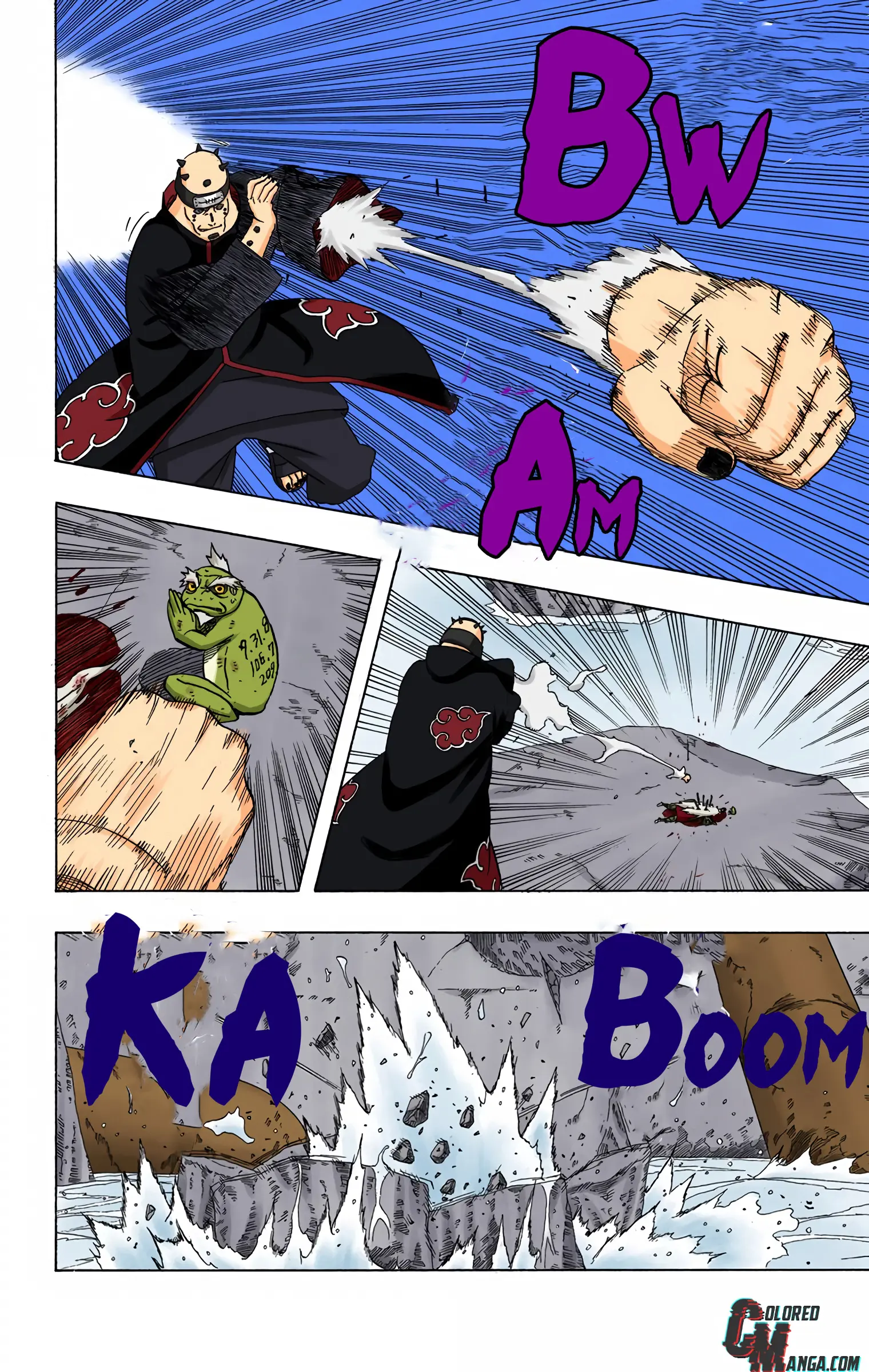 Naruto Colored Manga Online, chapter 383, page 4