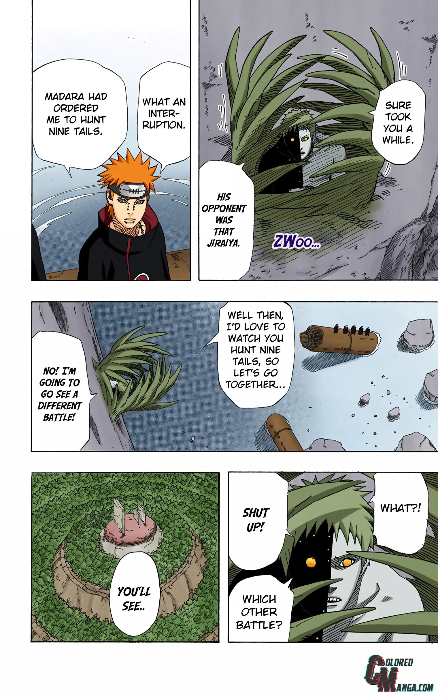 Naruto Colored Manga Online, chapter 383, page 14