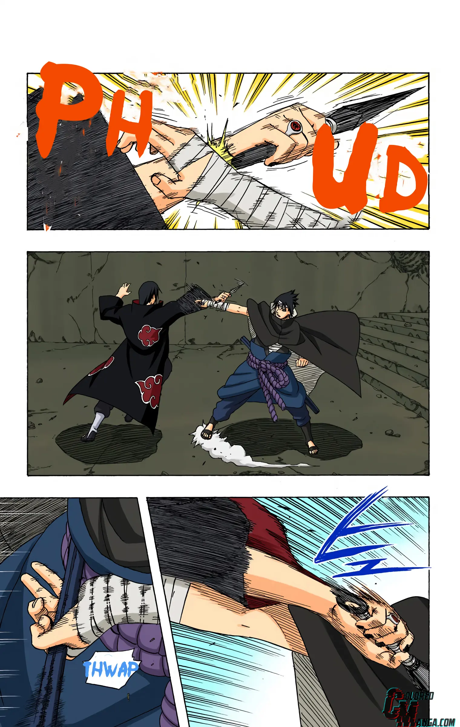 Naruto Colored Manga Online, chapter 384, page 3