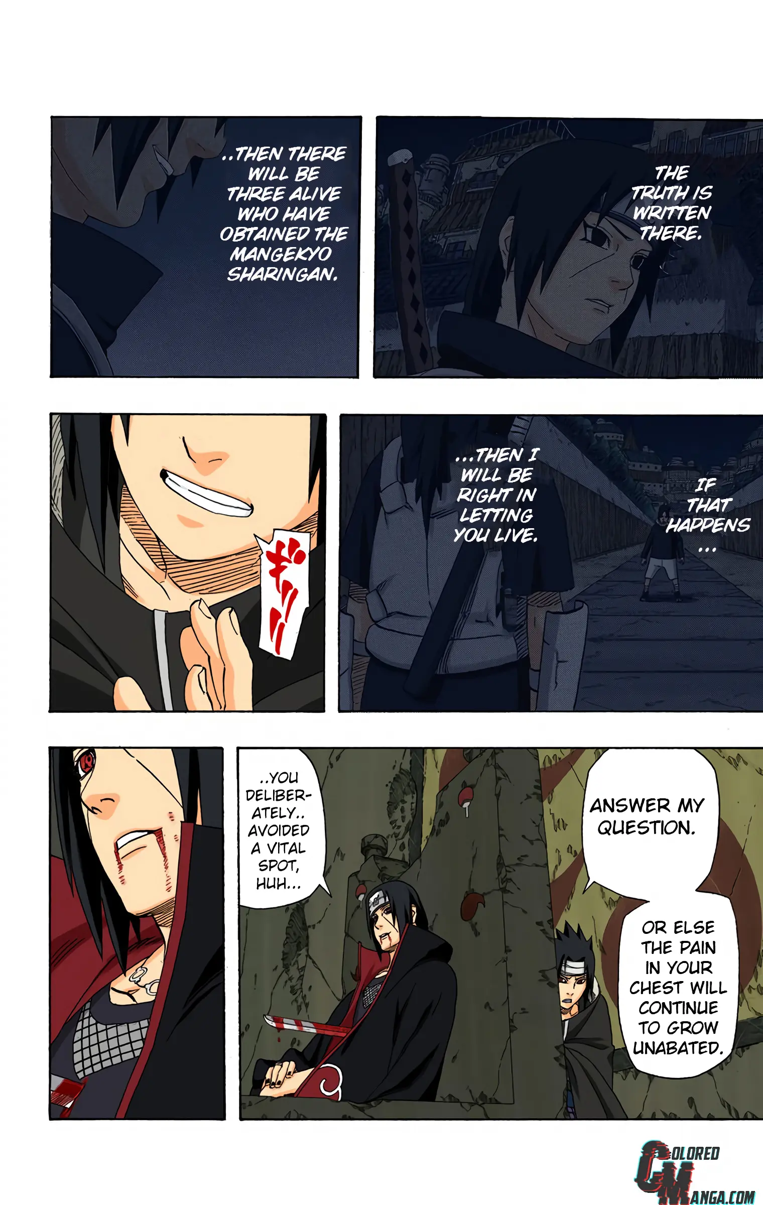 Naruto Colored Manga Online, chapter 385, page 2