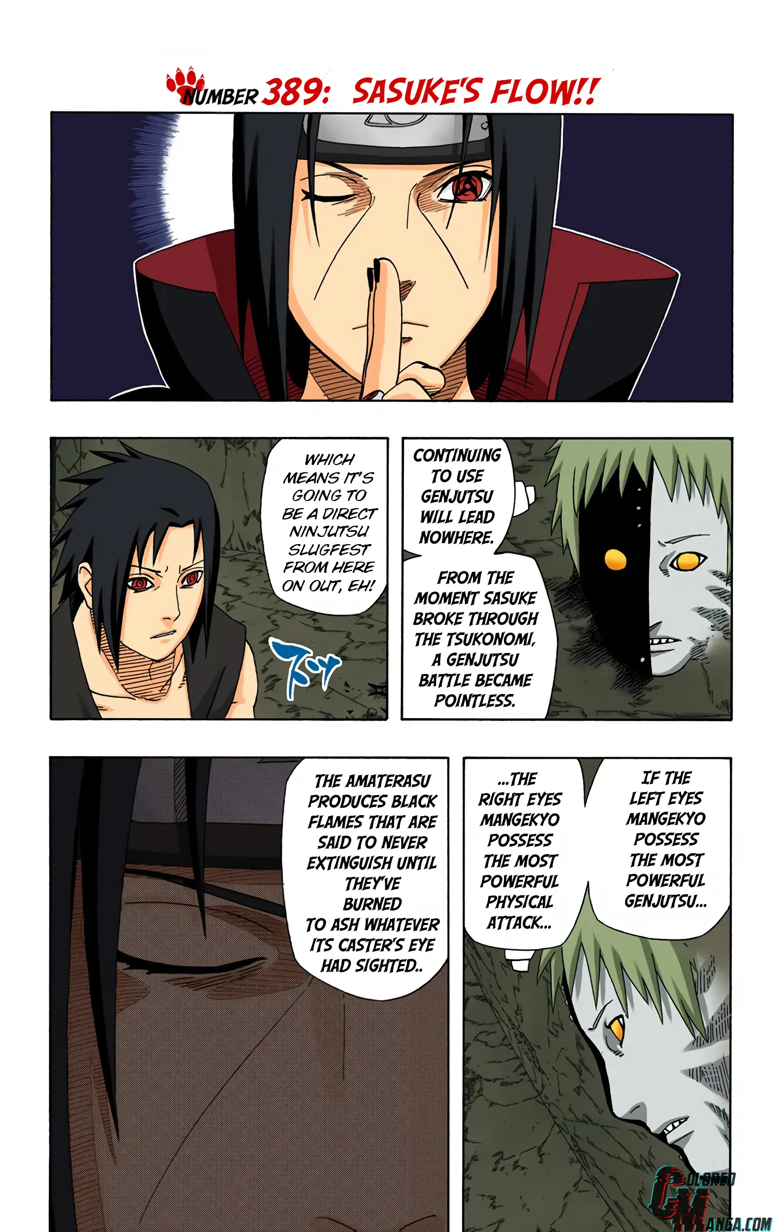 Naruto Colored Manga Online, chapter 389, page 1
