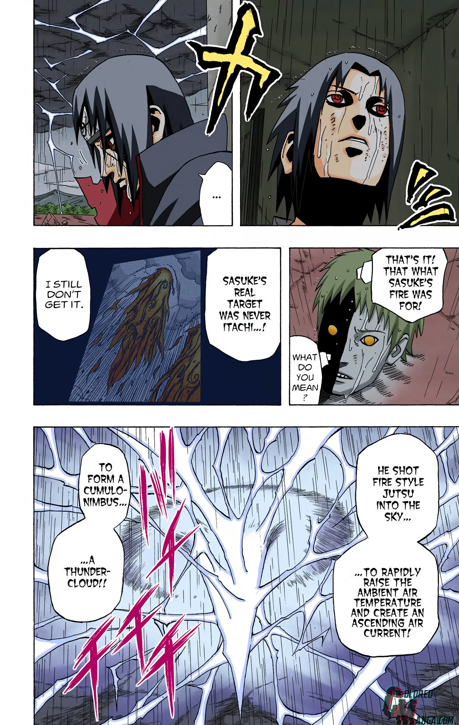 Naruto Colored Manga Online, chapter 391, page 3