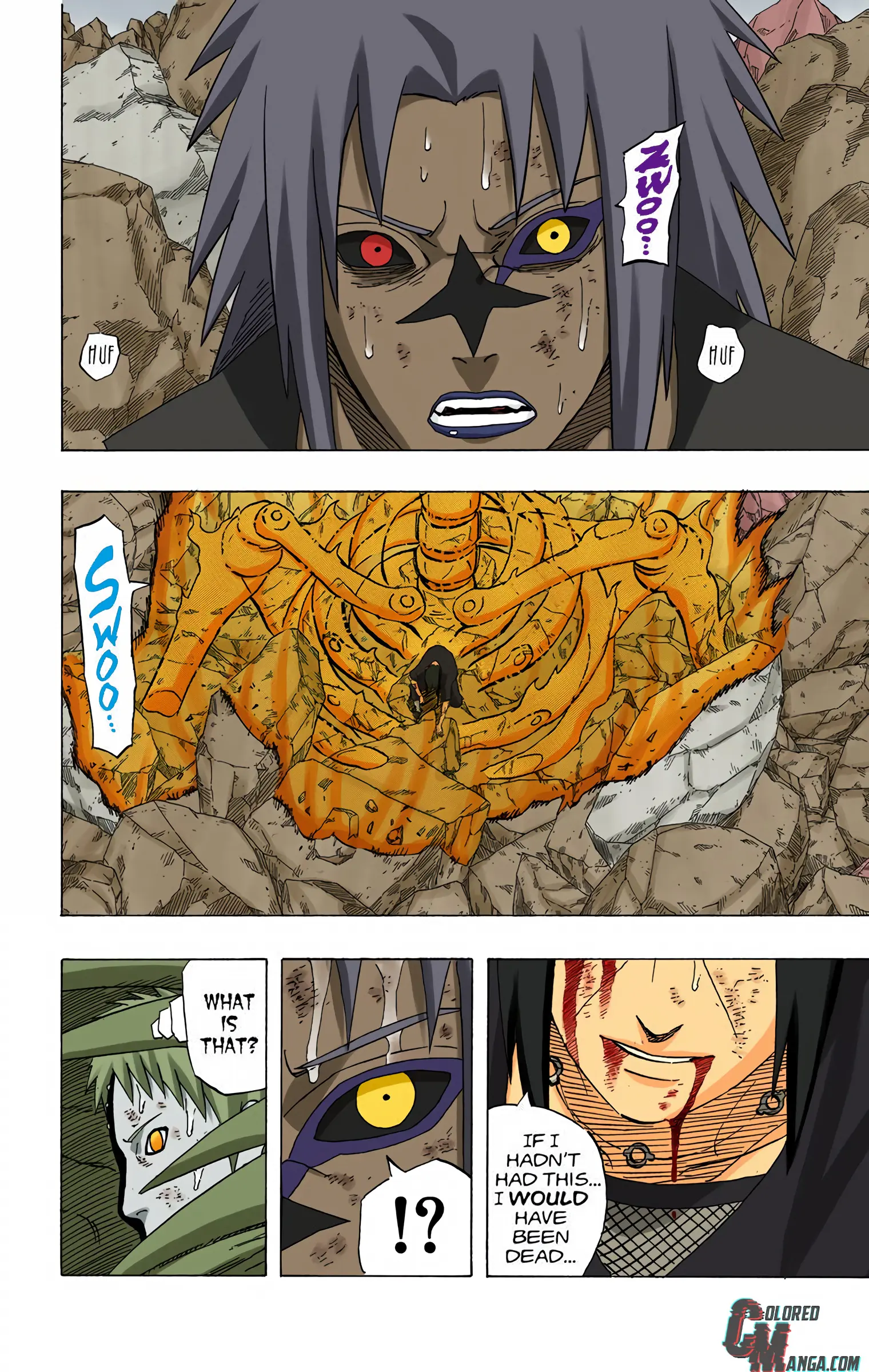 Naruto Colored Manga Online, chapter 391, page 15