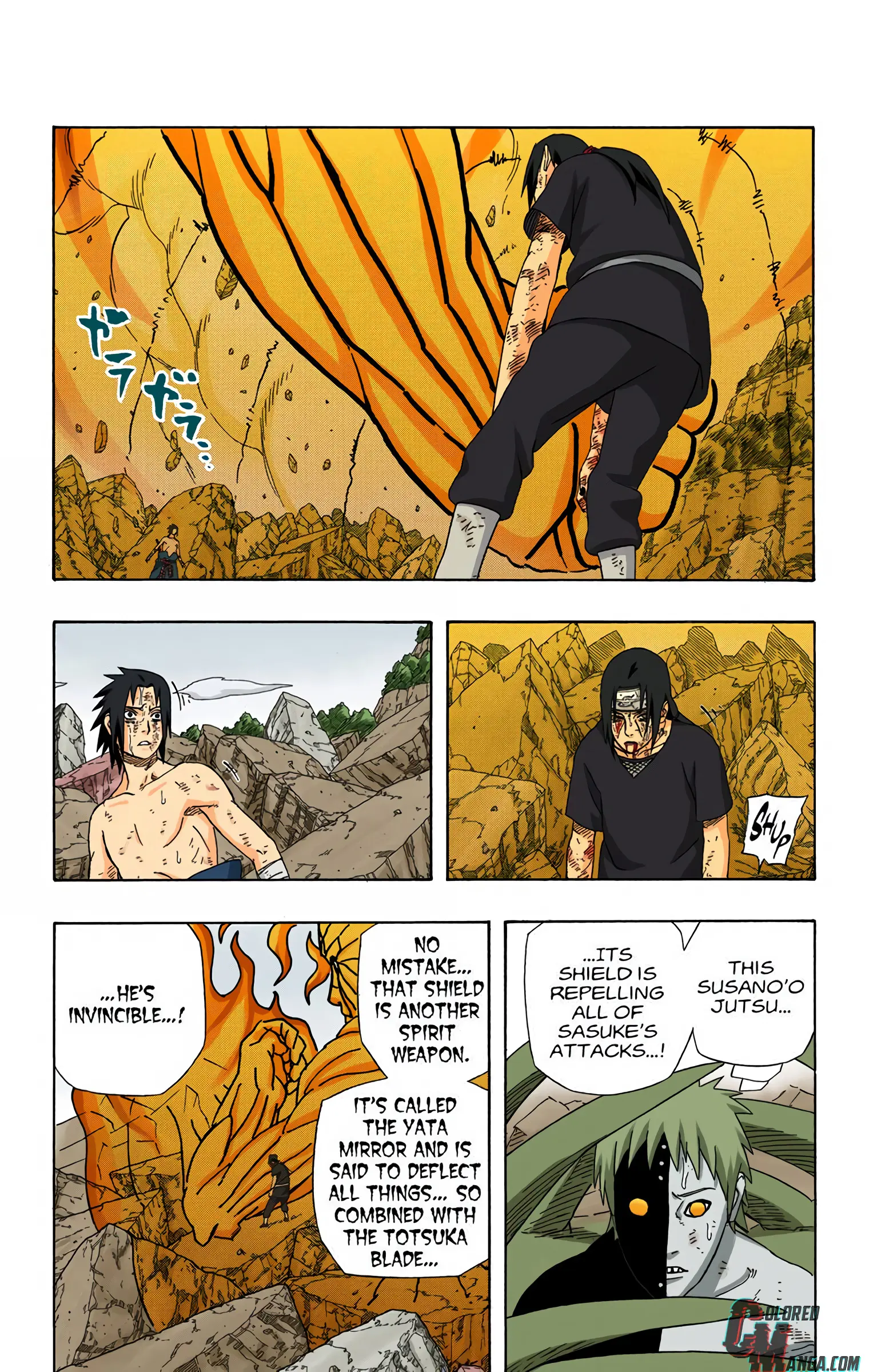 Naruto Colored Manga Online, chapter 393, page 9